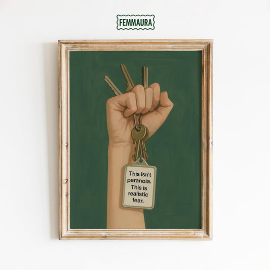 Feminist Protest Poster – Empowerment Wall Art With Bold Feminist Decor