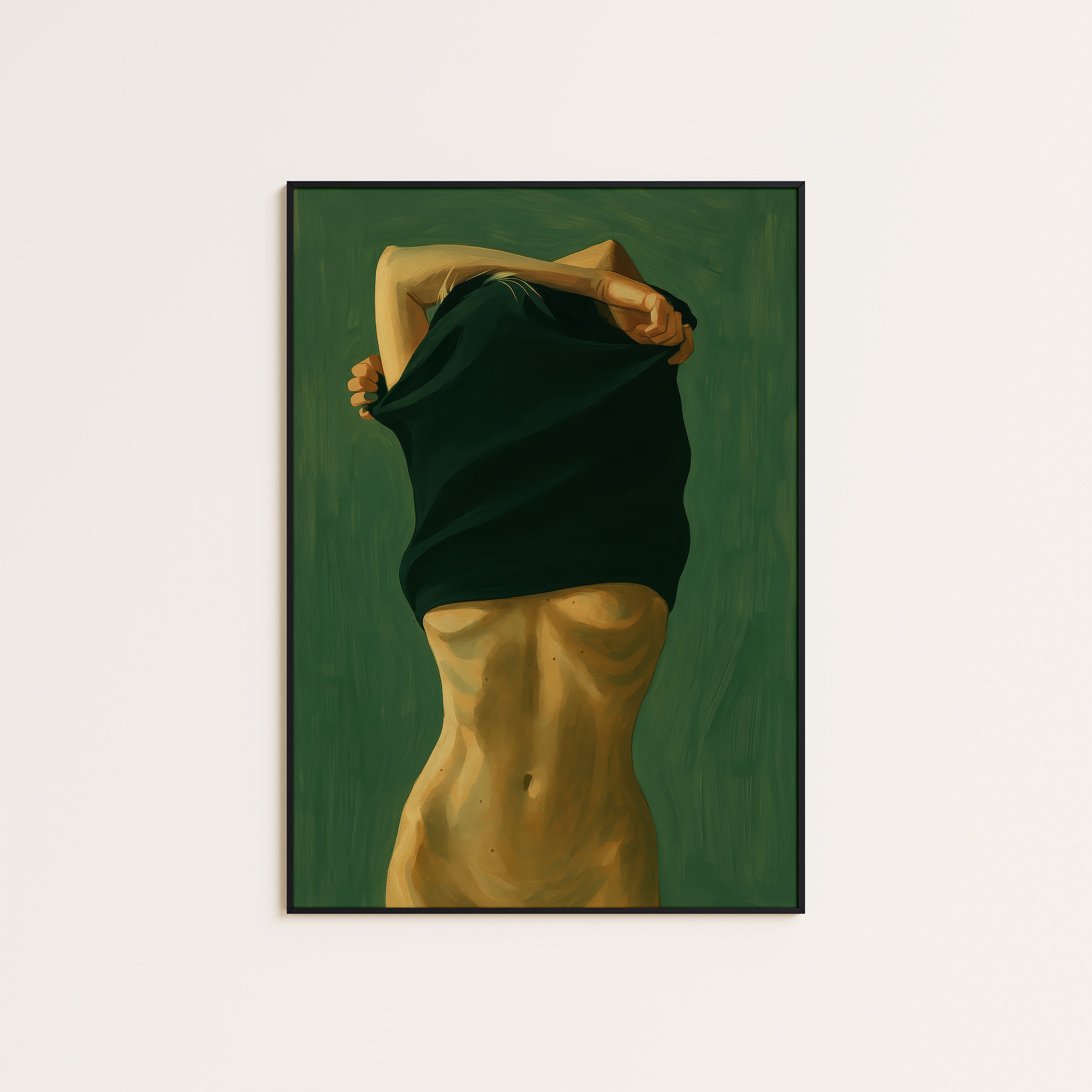 Shedding the Day — Torso Print – unframed poster