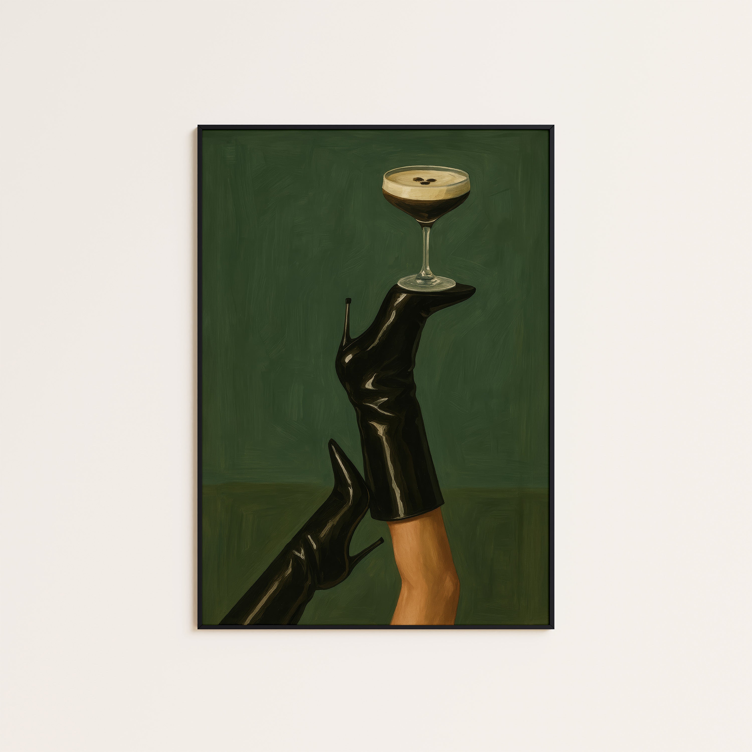 Heel Service — Espresso Martini Print – unframed poster