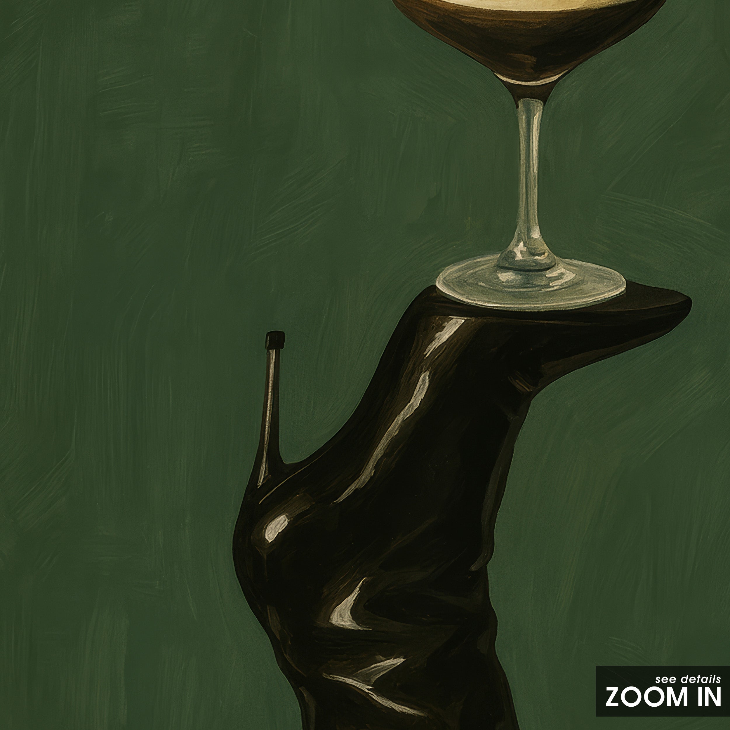Heel Service — Espresso Martini Print – in room setting