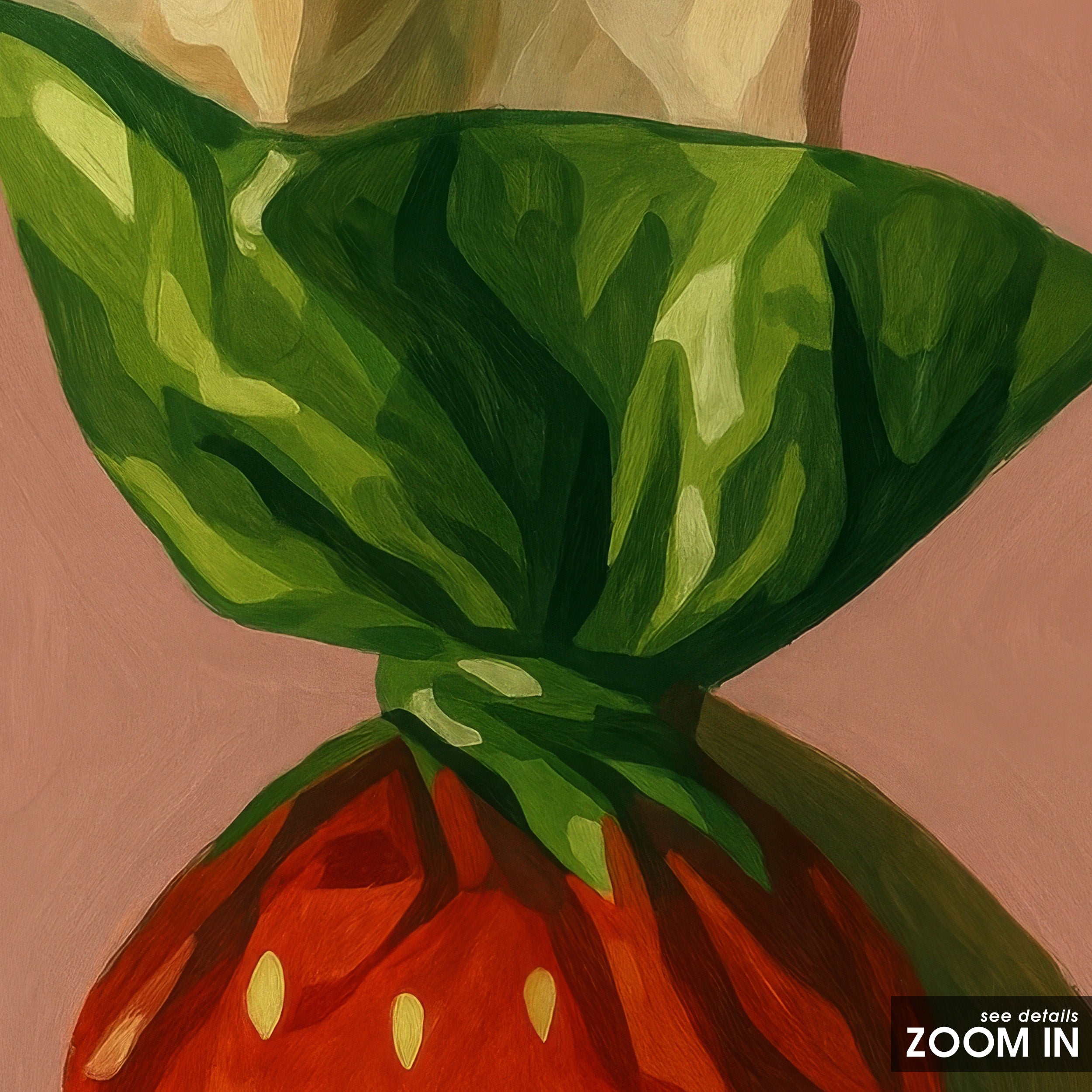 Wrapped Berry — Candy Still Life Print – in room setting