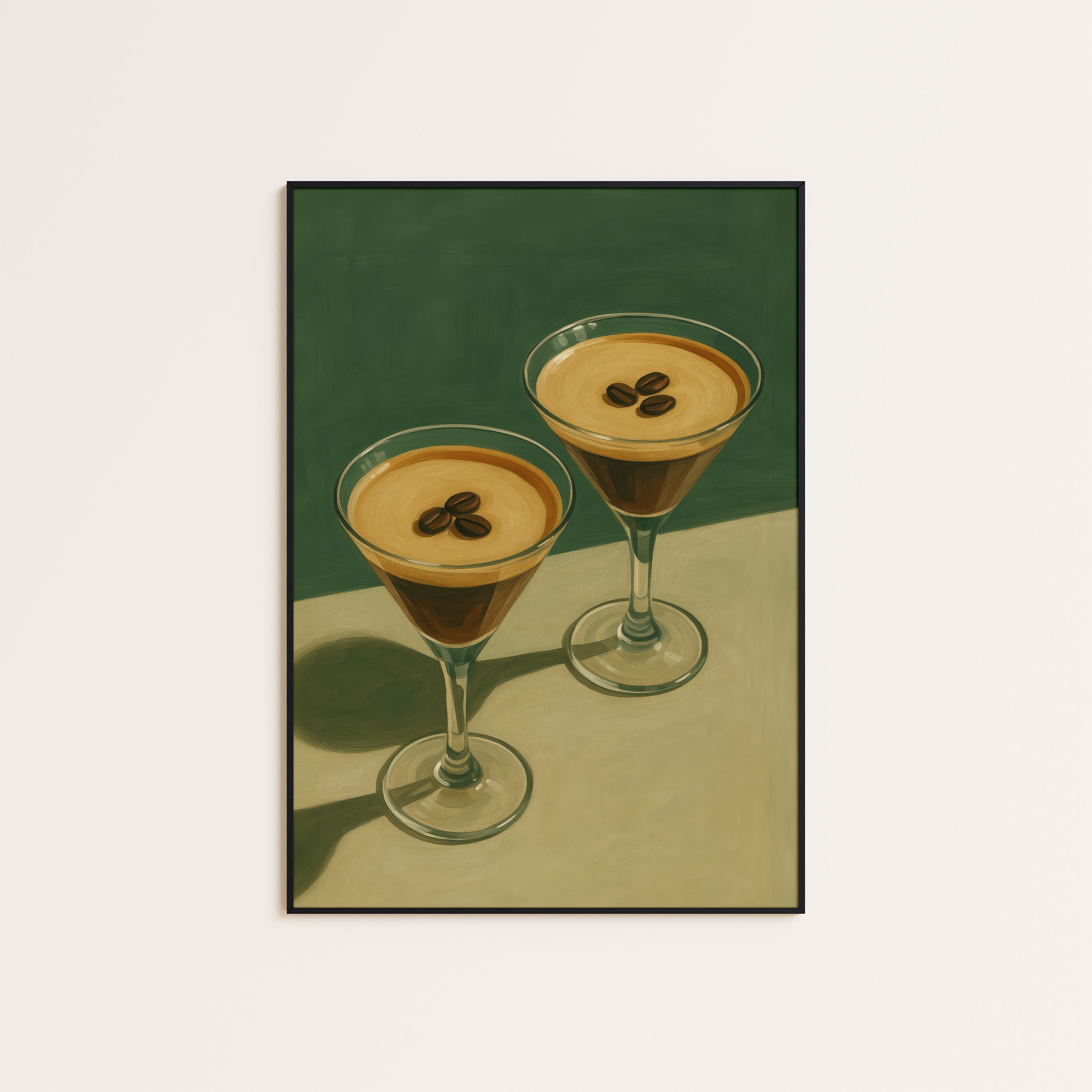 Espresso Martini Hour — Cocktail Print – unframed poster