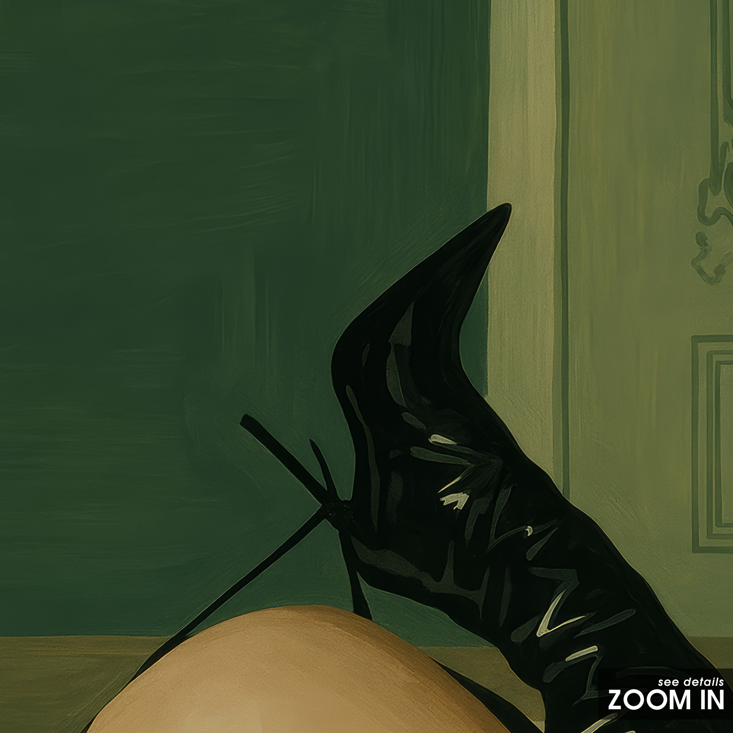Patent & Lace — Boudoir Boots Print – in room setting