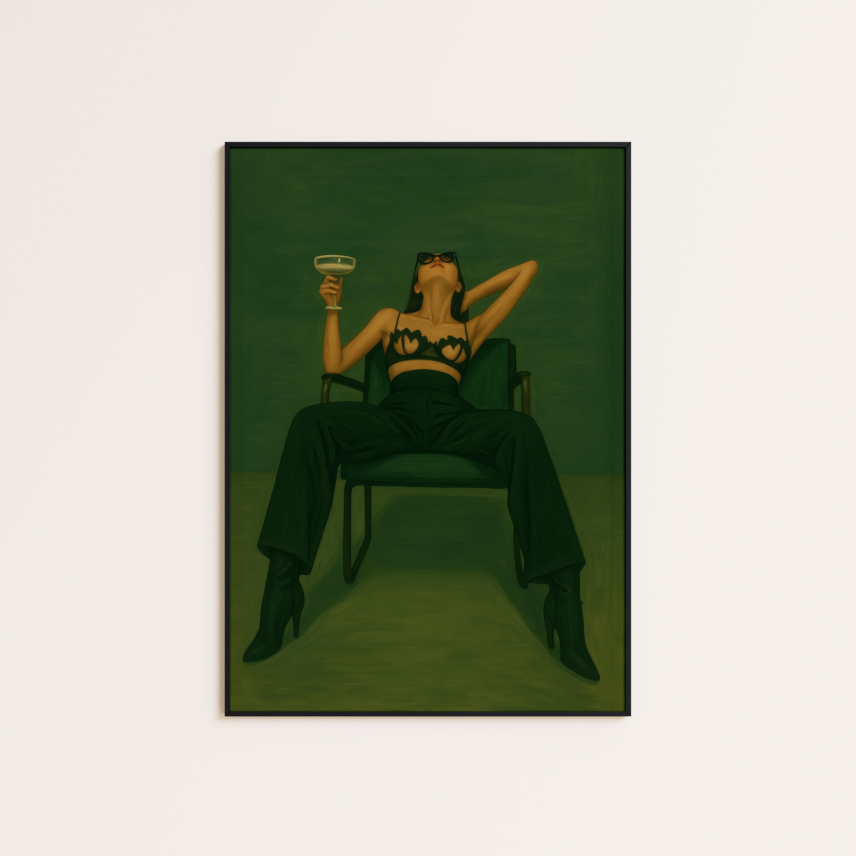 After Hours — Lounge Portrait Print – unframed poster