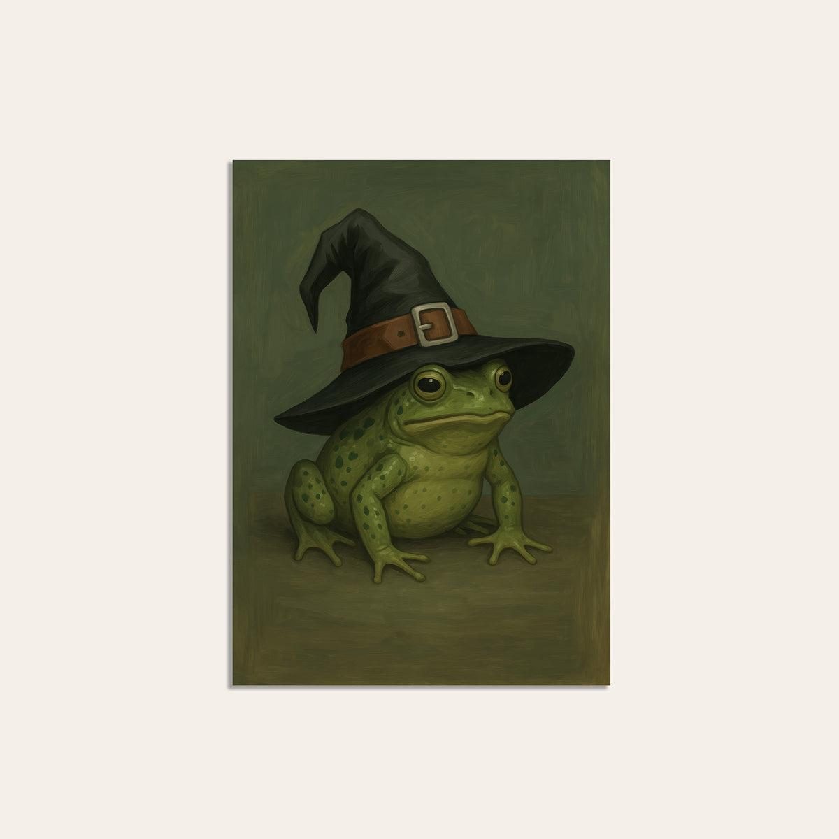 Small Coven - Witch Frog Print - unframed print