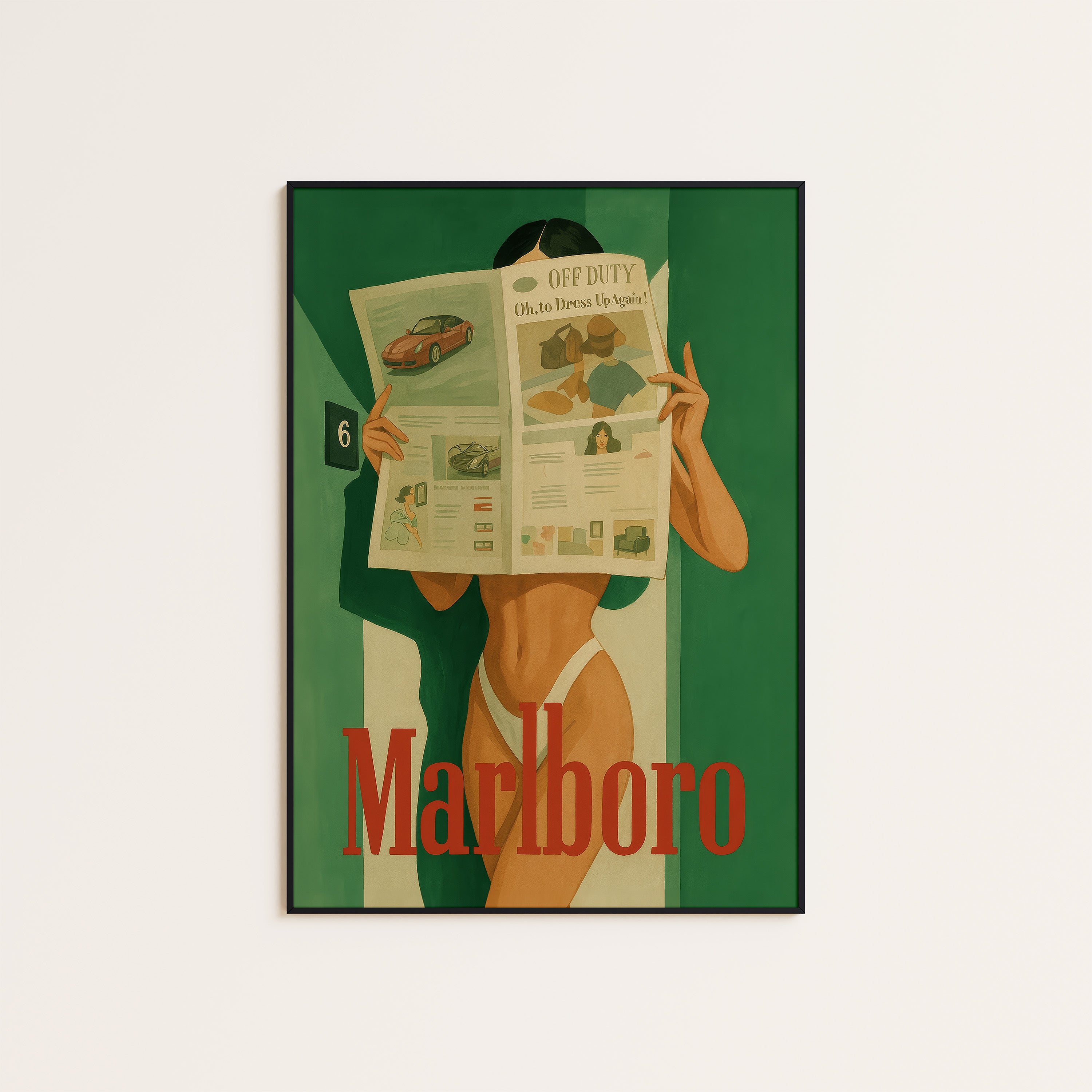 Morning Edition — Reading Print – unframed poster