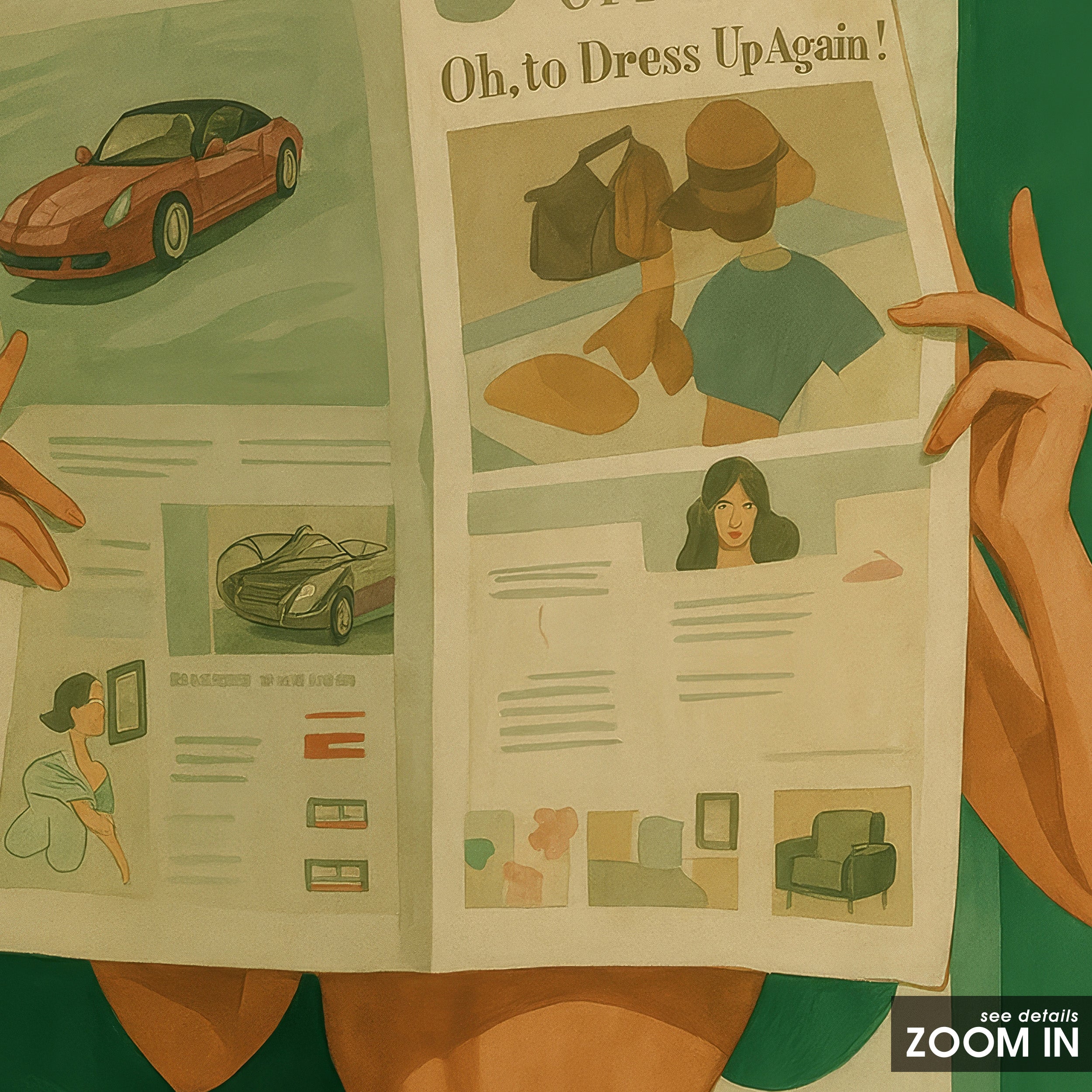 Morning Edition — Reading Print – in room setting
