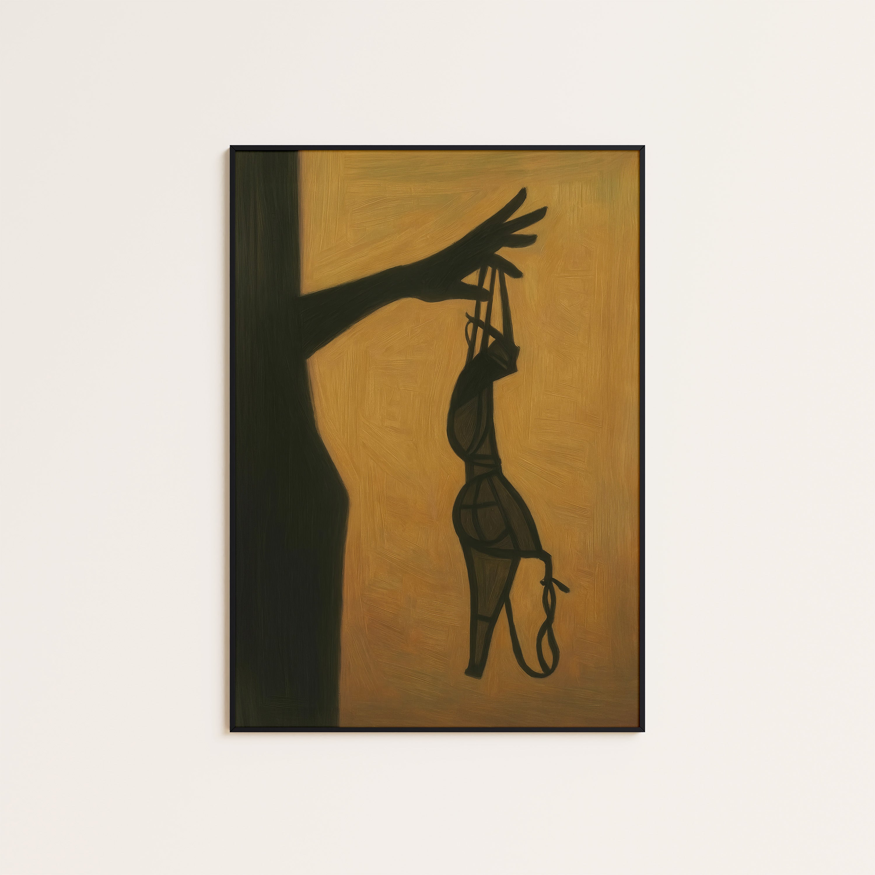 Golden Hour Noir — Boudoir Art Print