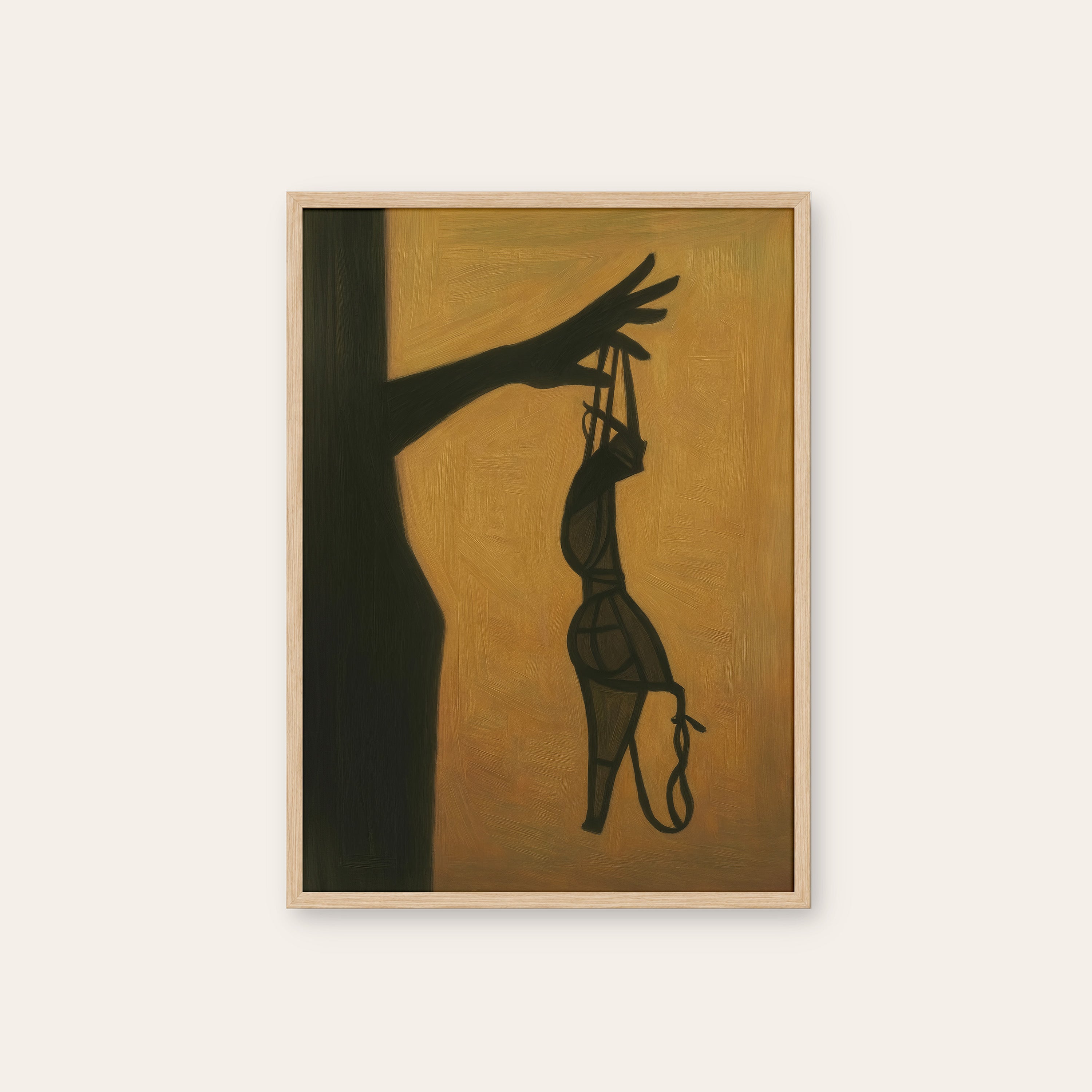 Golden Hour Noir — Boudoir Art Print