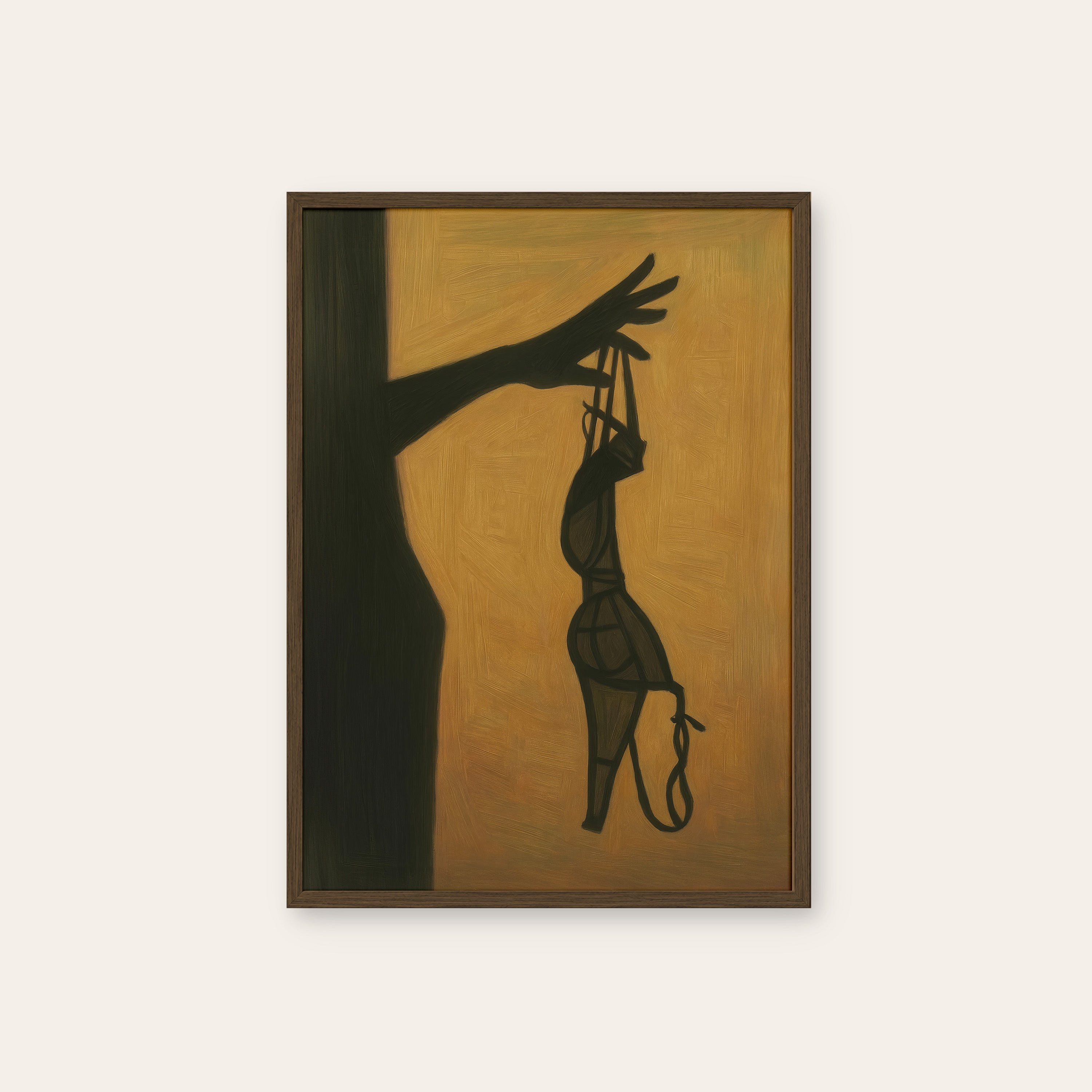 Golden Hour Noir — Boudoir Art Print