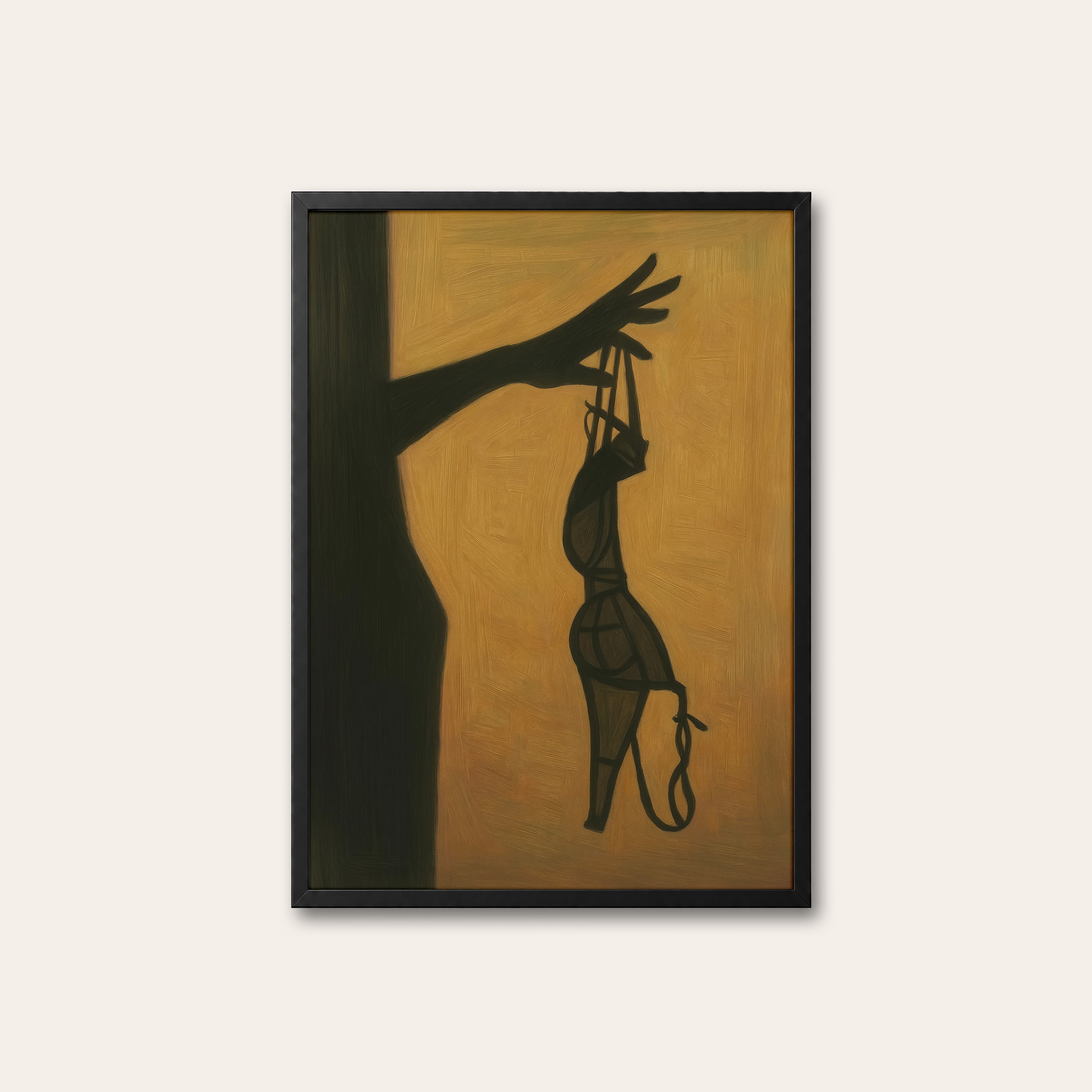 Golden Hour Noir — Boudoir Art Print