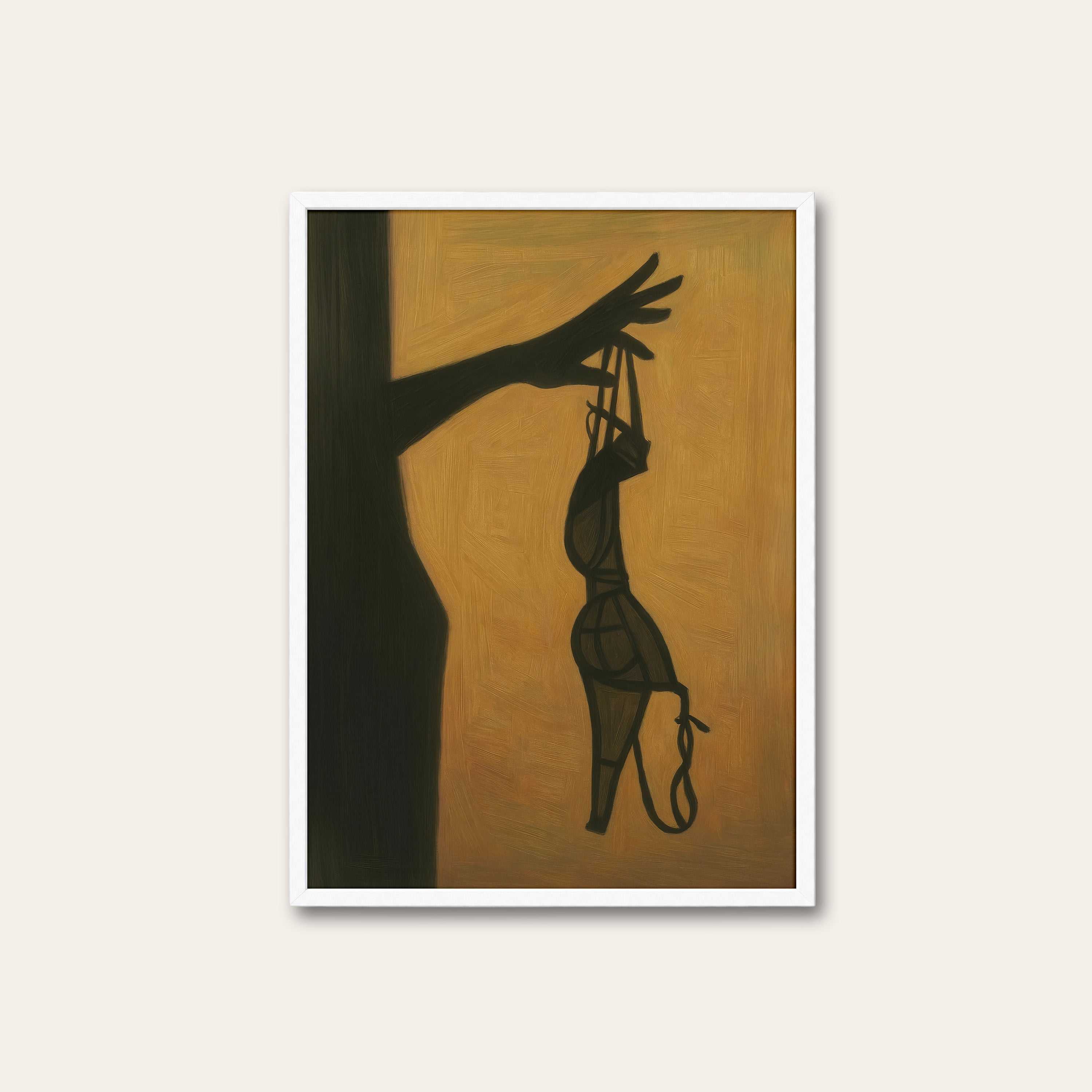 Golden Hour Noir — Boudoir Art Print