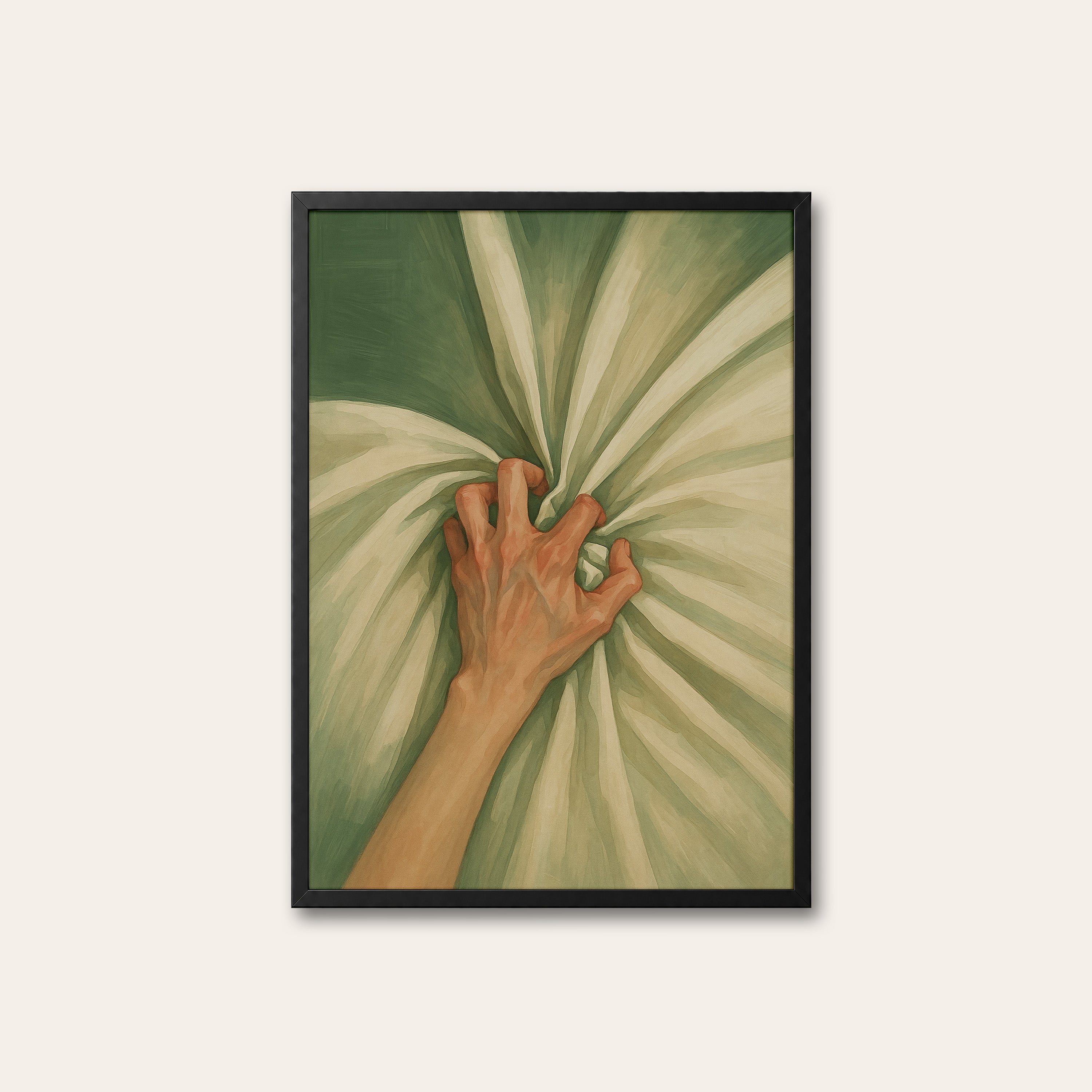 Grip the Sheets — Intimate Print – black frame