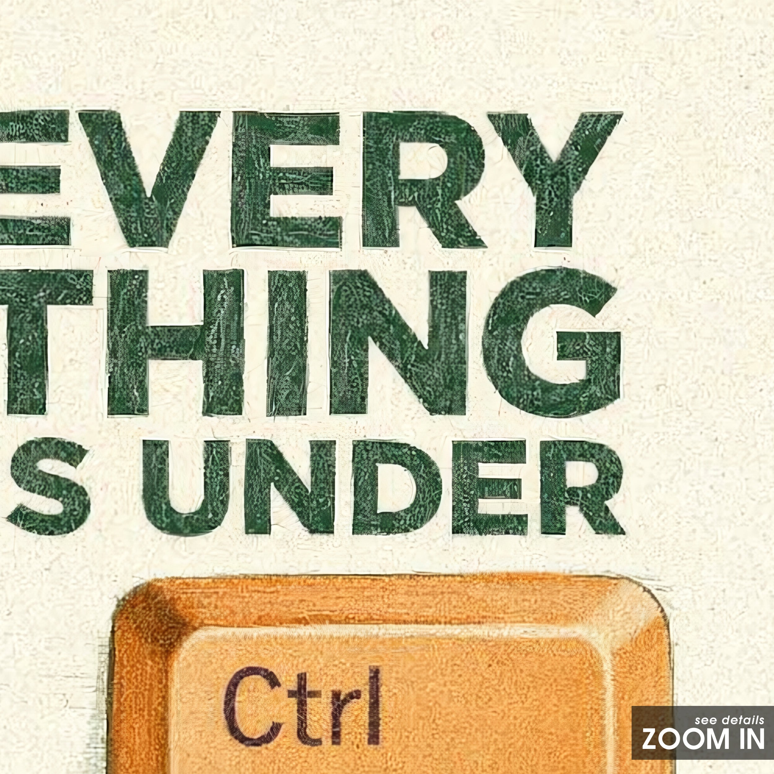Everything Is Under Ctrl — Office Print – in room setting