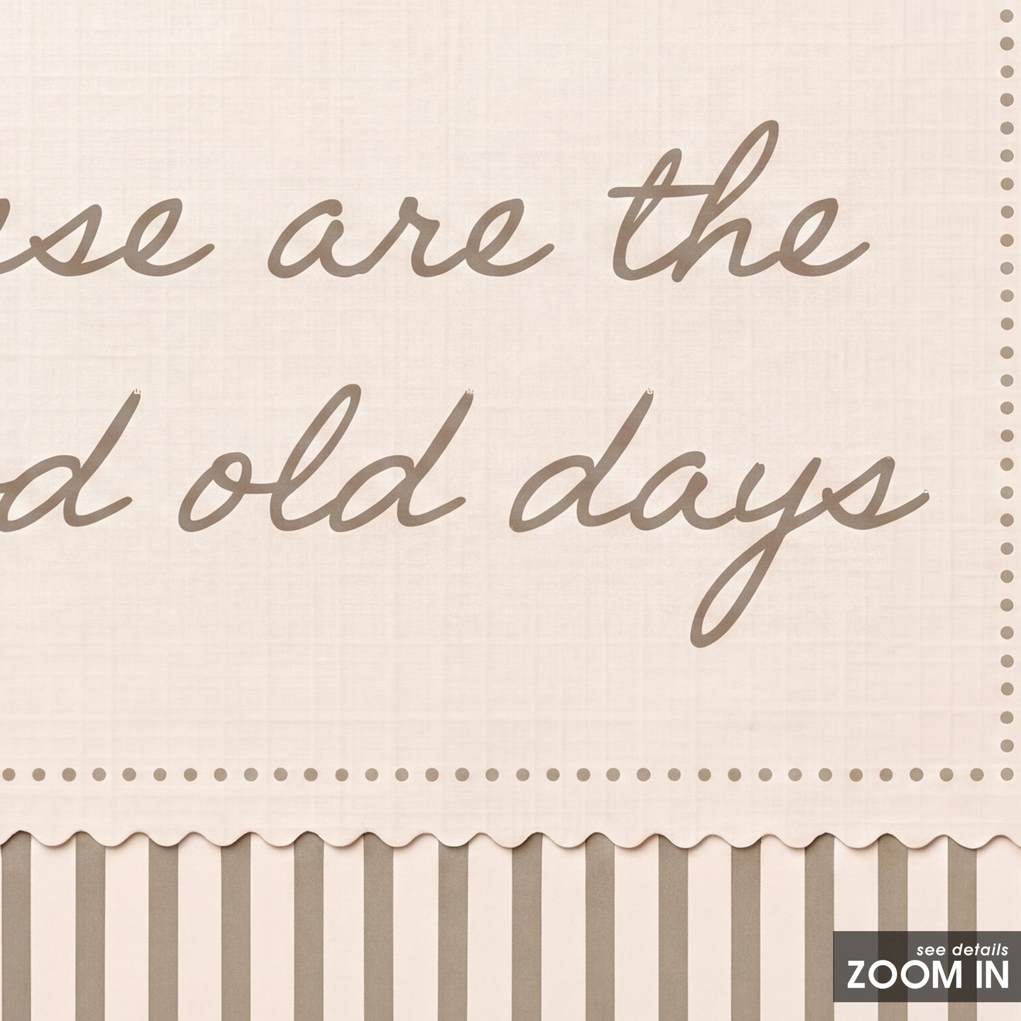 Good Old Days — Pink Stripe Print – in room setting