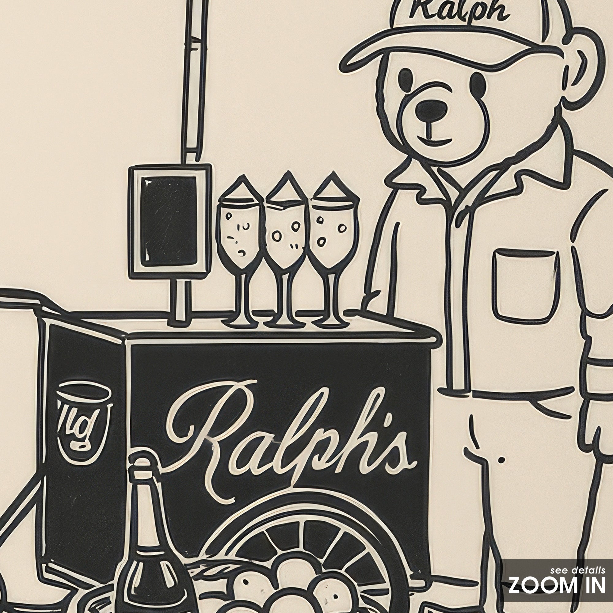 The Ice Cream Cart — Street Print – detail closeup