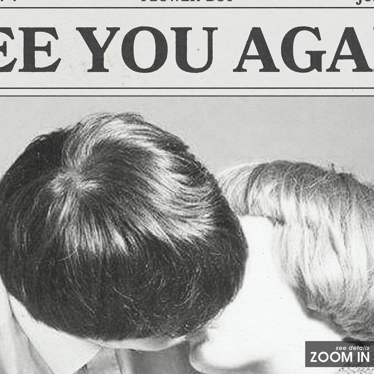 Tyler, the Creator See You Again newspaper poster, Couple — close-up detail