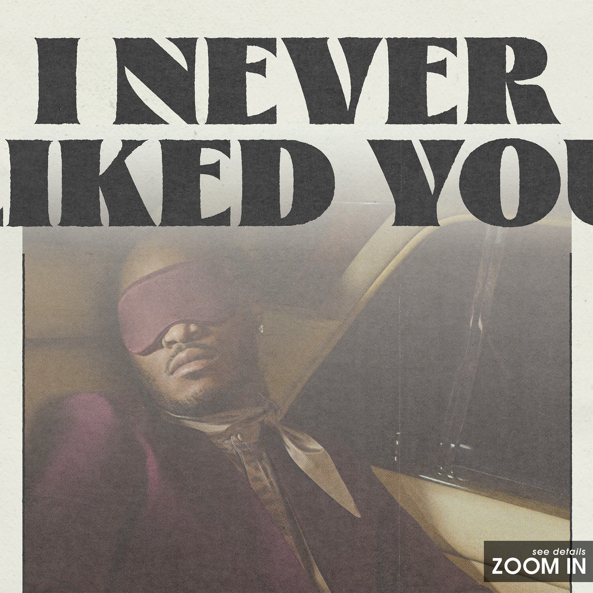 Future I Never Liked You newspaper poster — close-up detail