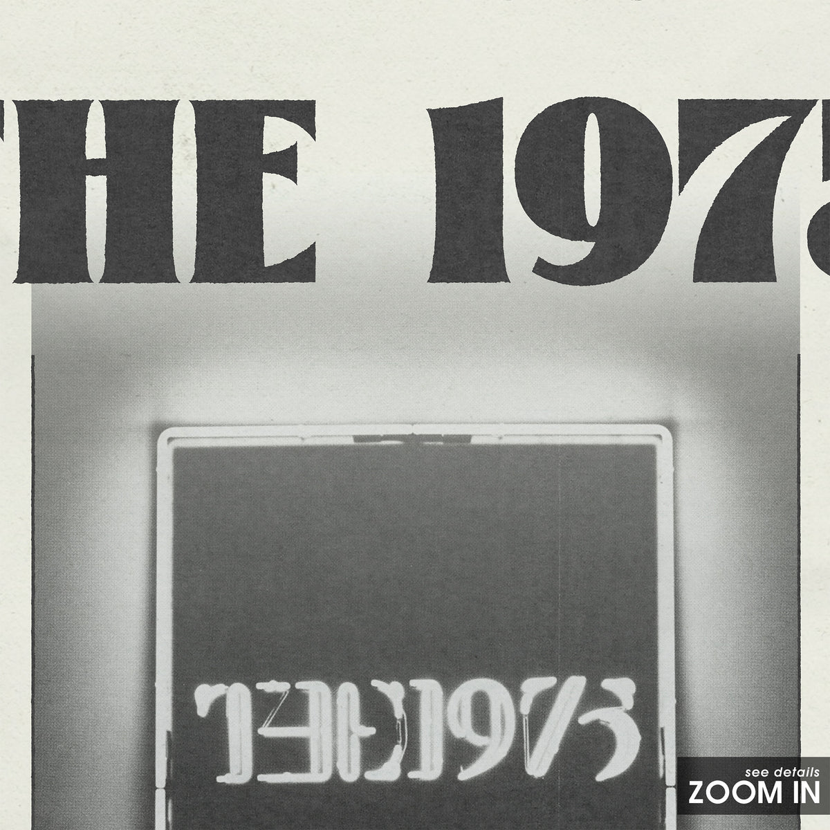 The 1975 The 1975 album poster — close-up detail