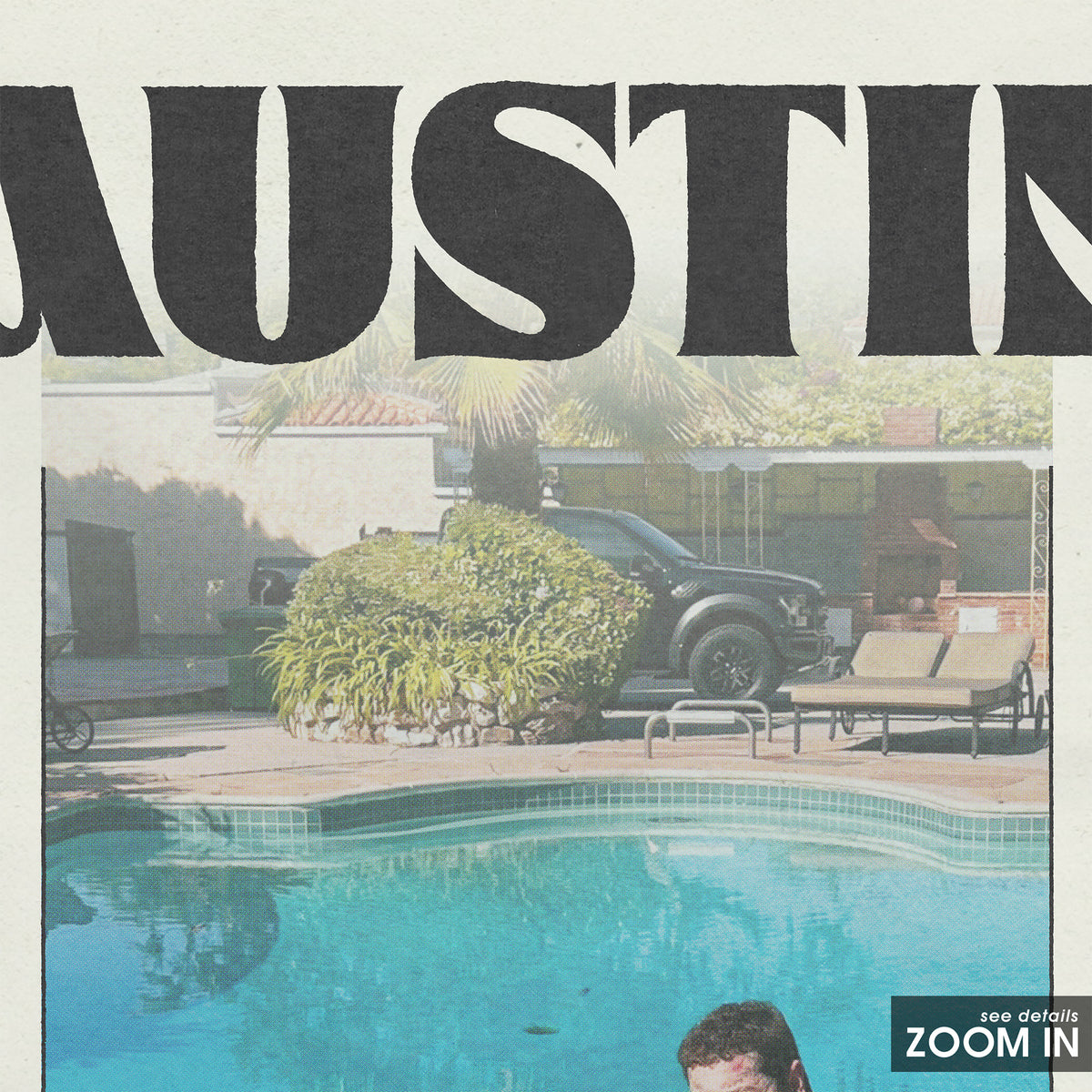 Post Malone Austin album poster — close-up detail