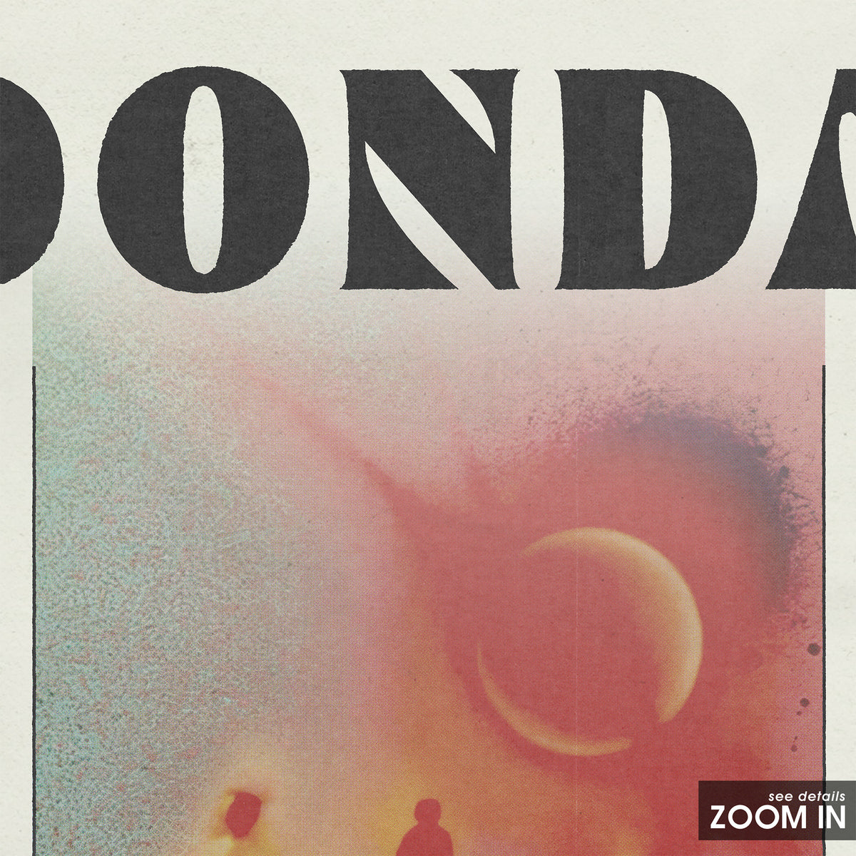 Kanye West Donda album poster — close-up detail
