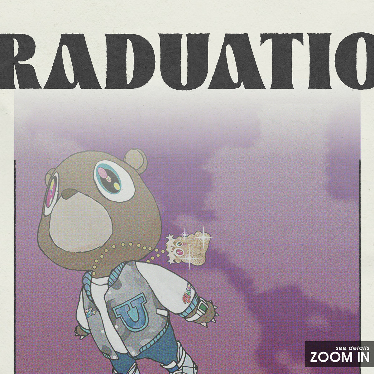 Kanye West Graduation album poster — close-up detail