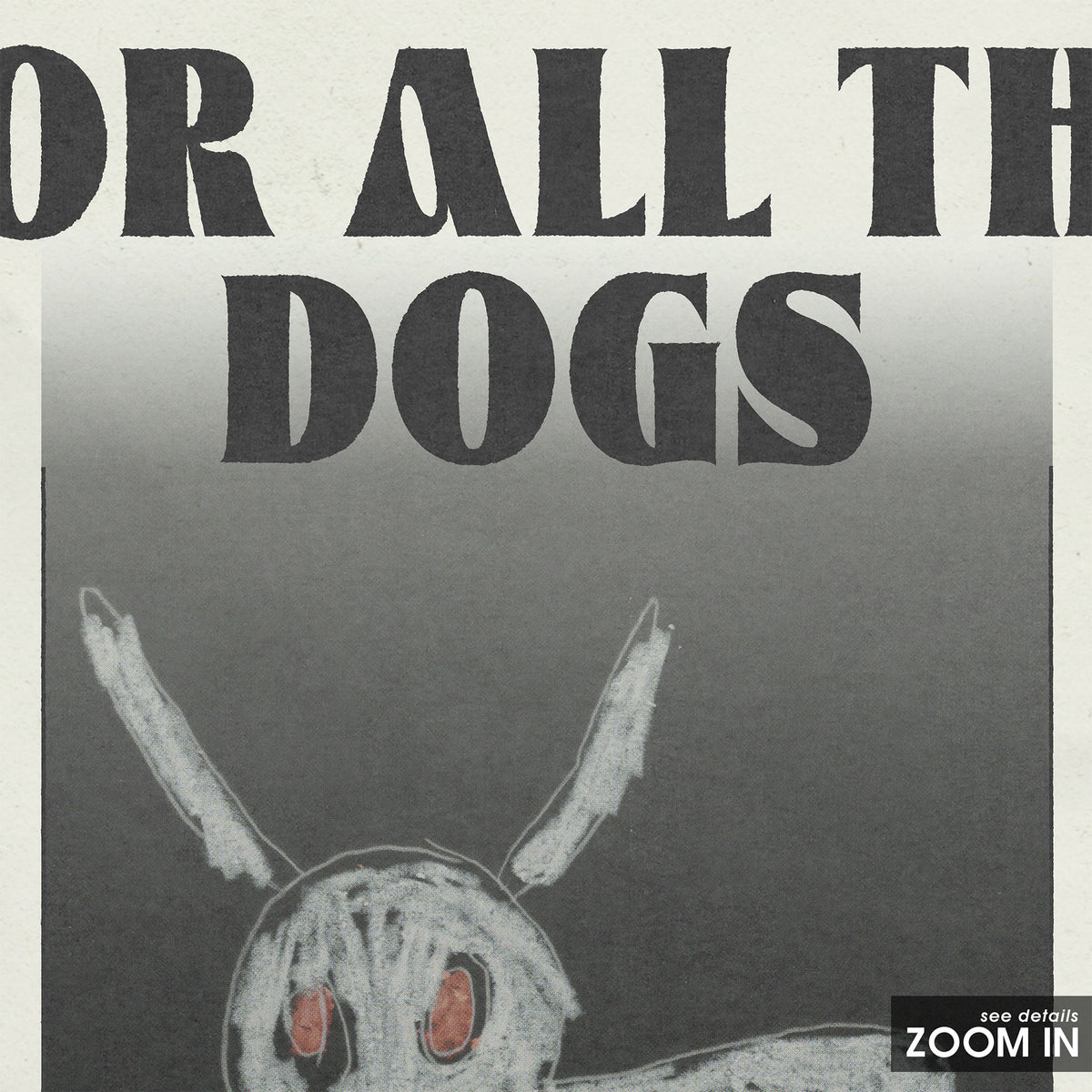 Drake For All the Dogs album poster — close-up detail