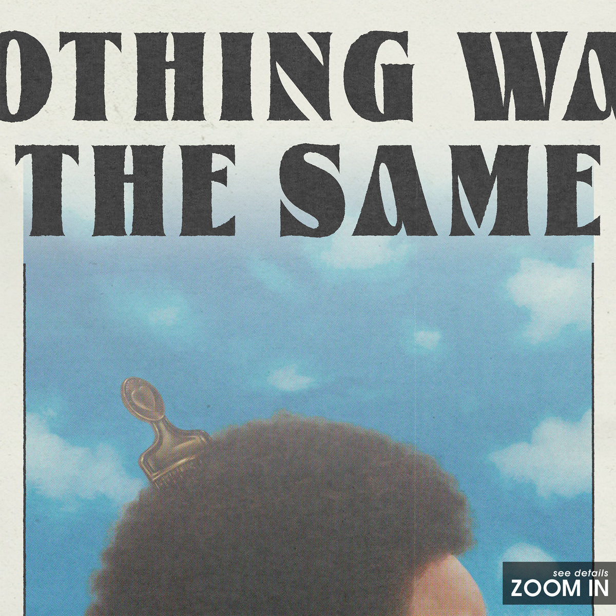 Drake Nothing Was the Same album poster — close-up detail