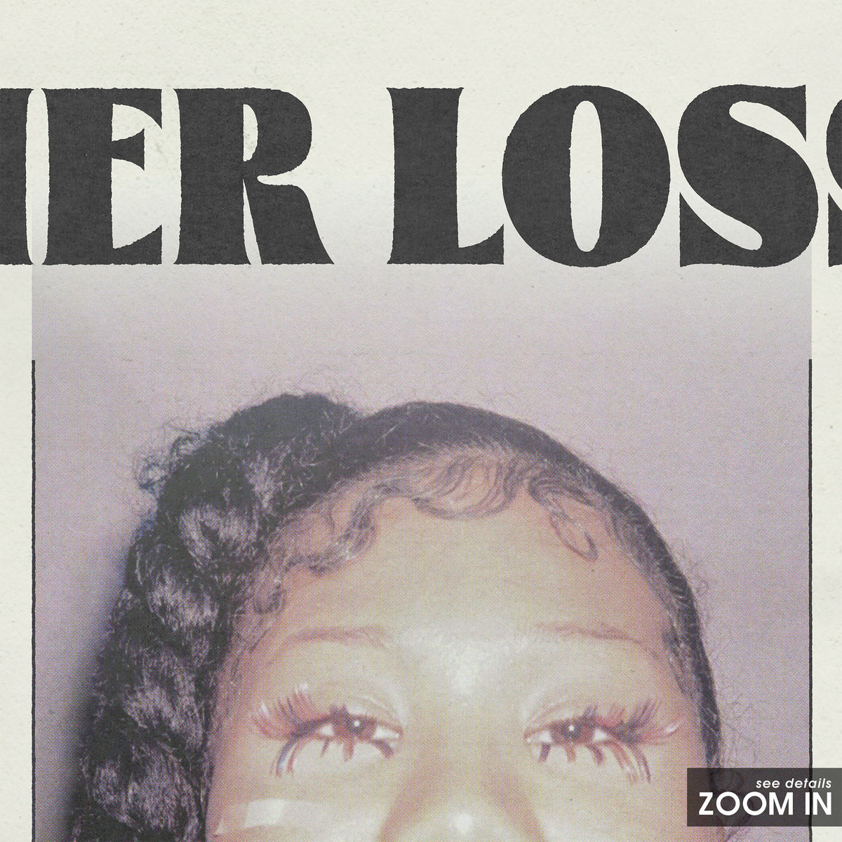 Drake & 21 Savage Her Loss album poster — close-up detail