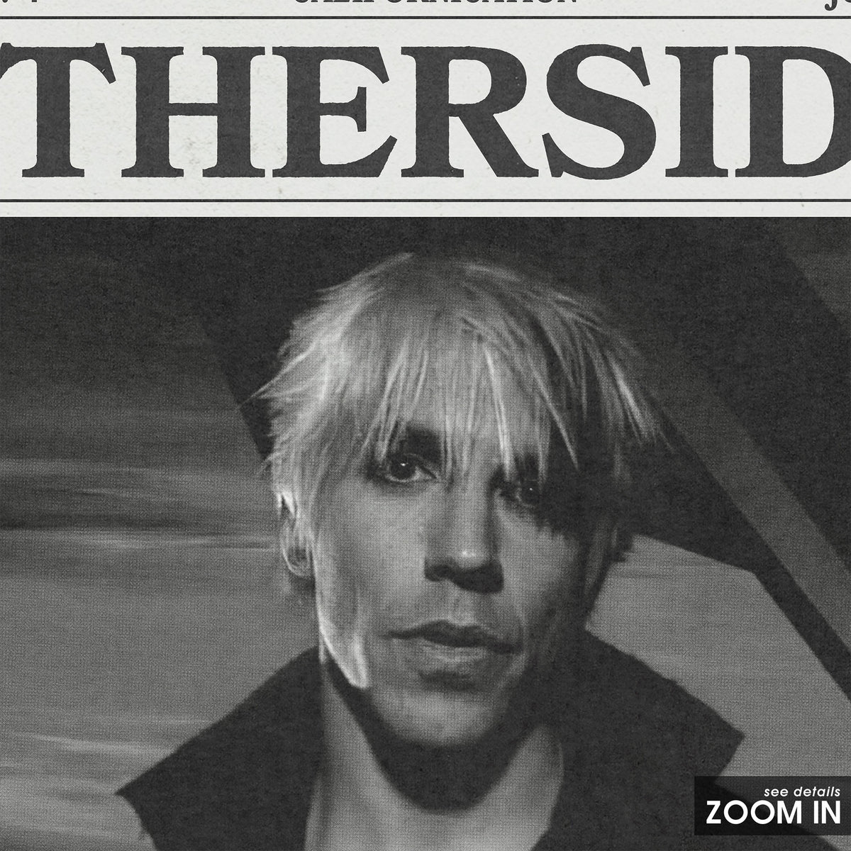 Red Hot Chili Peppers Otherside newspaper poster — close-up detail