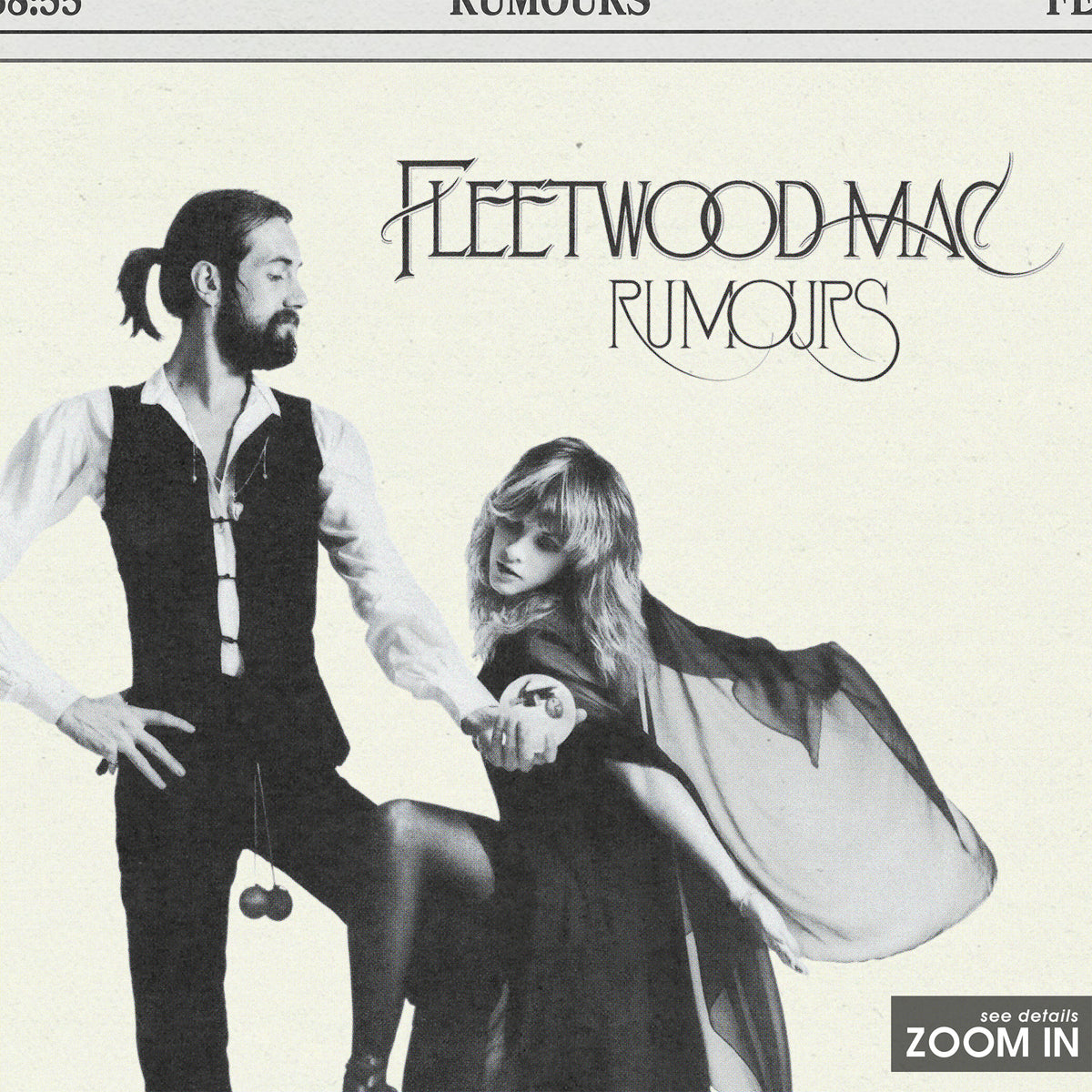 Fleetwood Mac Rumours Album Report album poster — close-up detail
