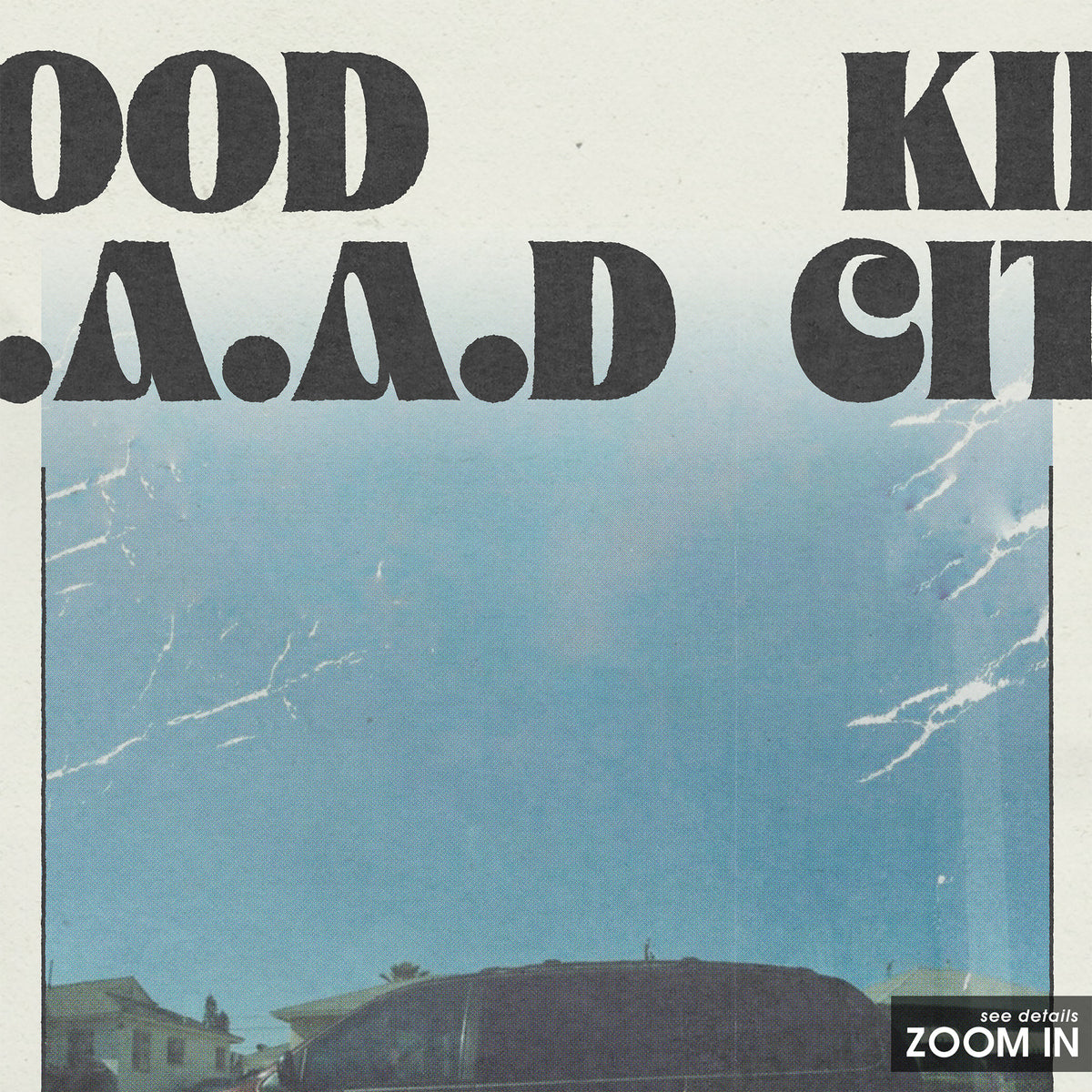 Kendrick Lamar Good Kid, M.A.A.D City Van Edition album poster — close-up detail