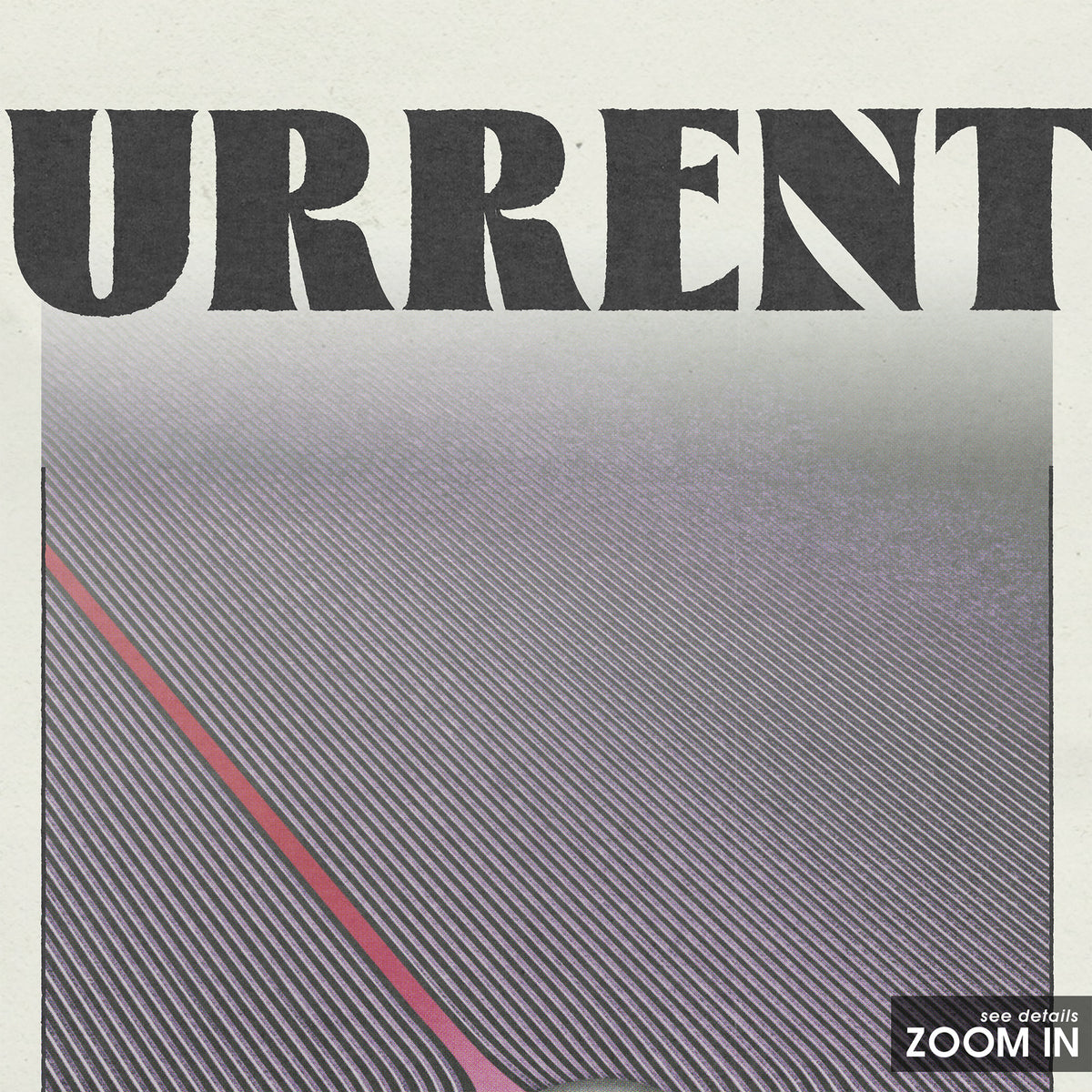 Tame Impala Currents Minimal Album Edition album poster — close-up detail