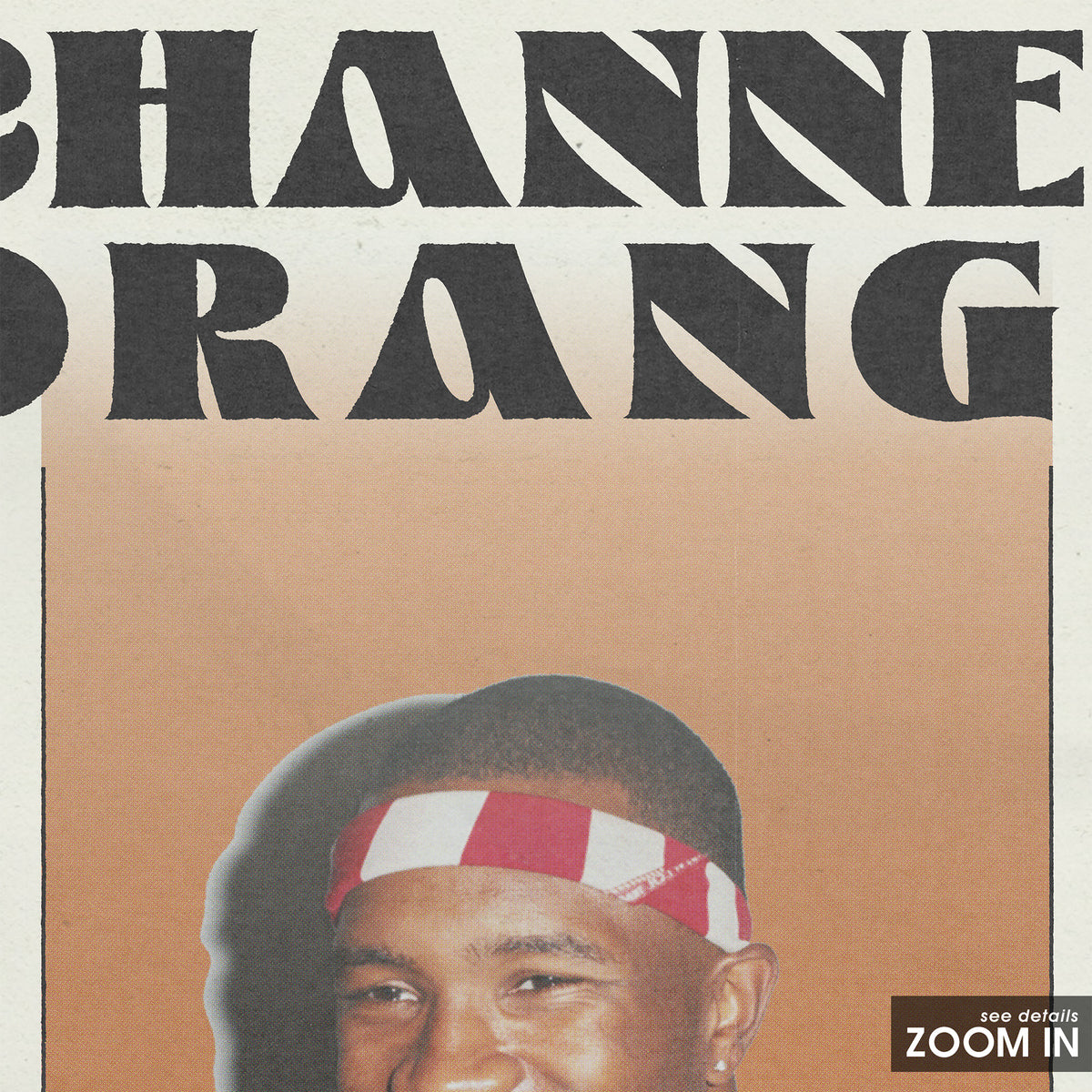 Frank Ocean Channel Orange Portrait Edition album poster — close-up detail