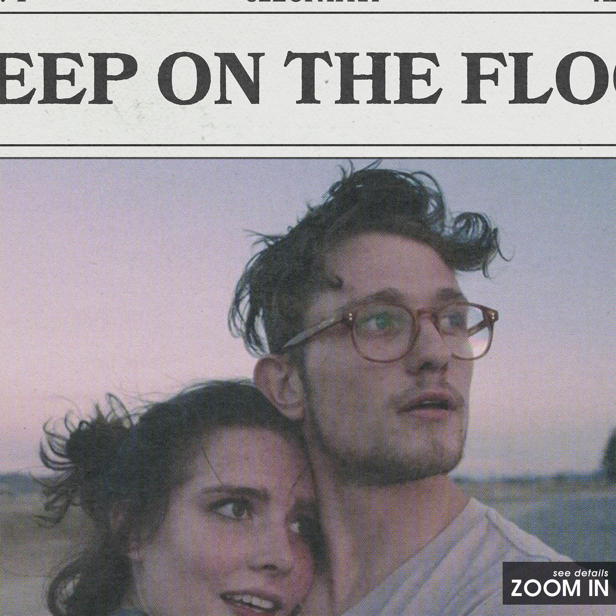 The Lumineers Sleep on the Floor newspaper poster, Color Portrait — close-up detail