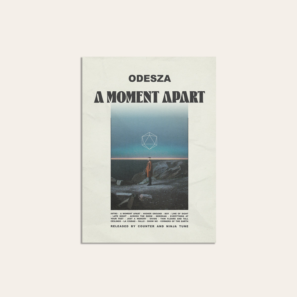 ODESZA A Moment Apart newspaper poster — unframed print