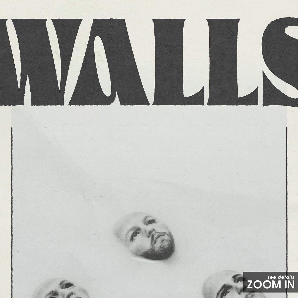 Kings of Leon WALLS newspaper poster — close-up detail
