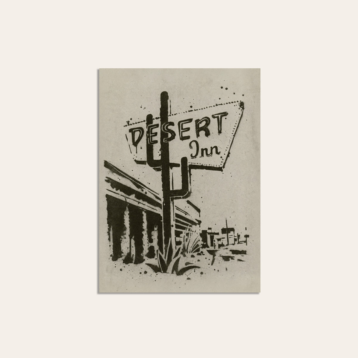 Desert Inn unframed western art print