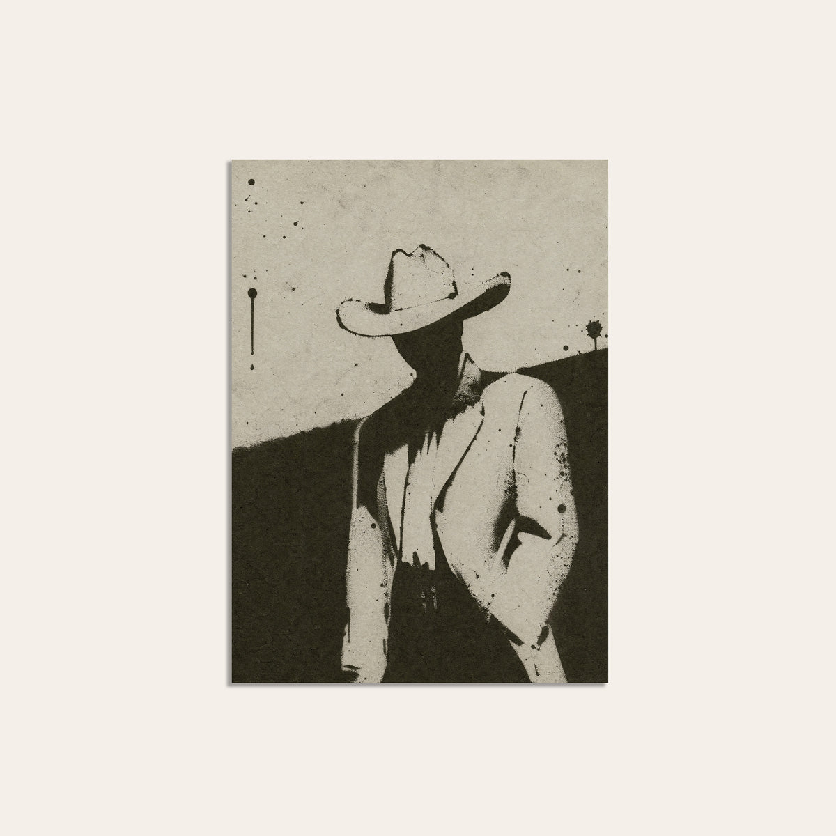 Shadow of the Cowboy unframed western art print