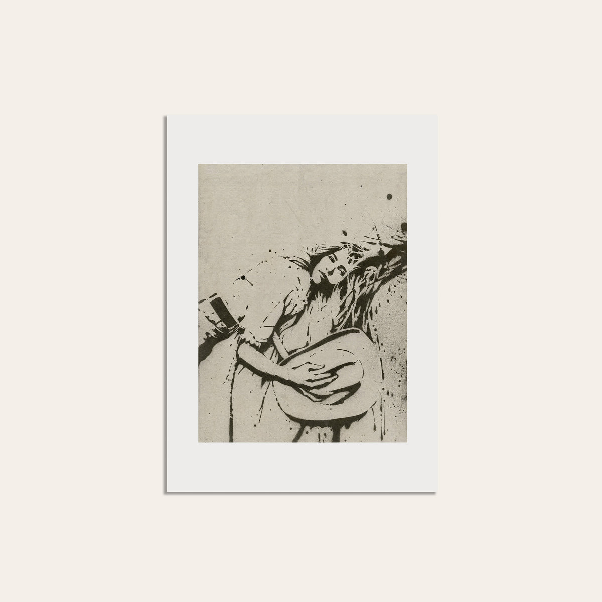 Resting on the Range unframed western art print