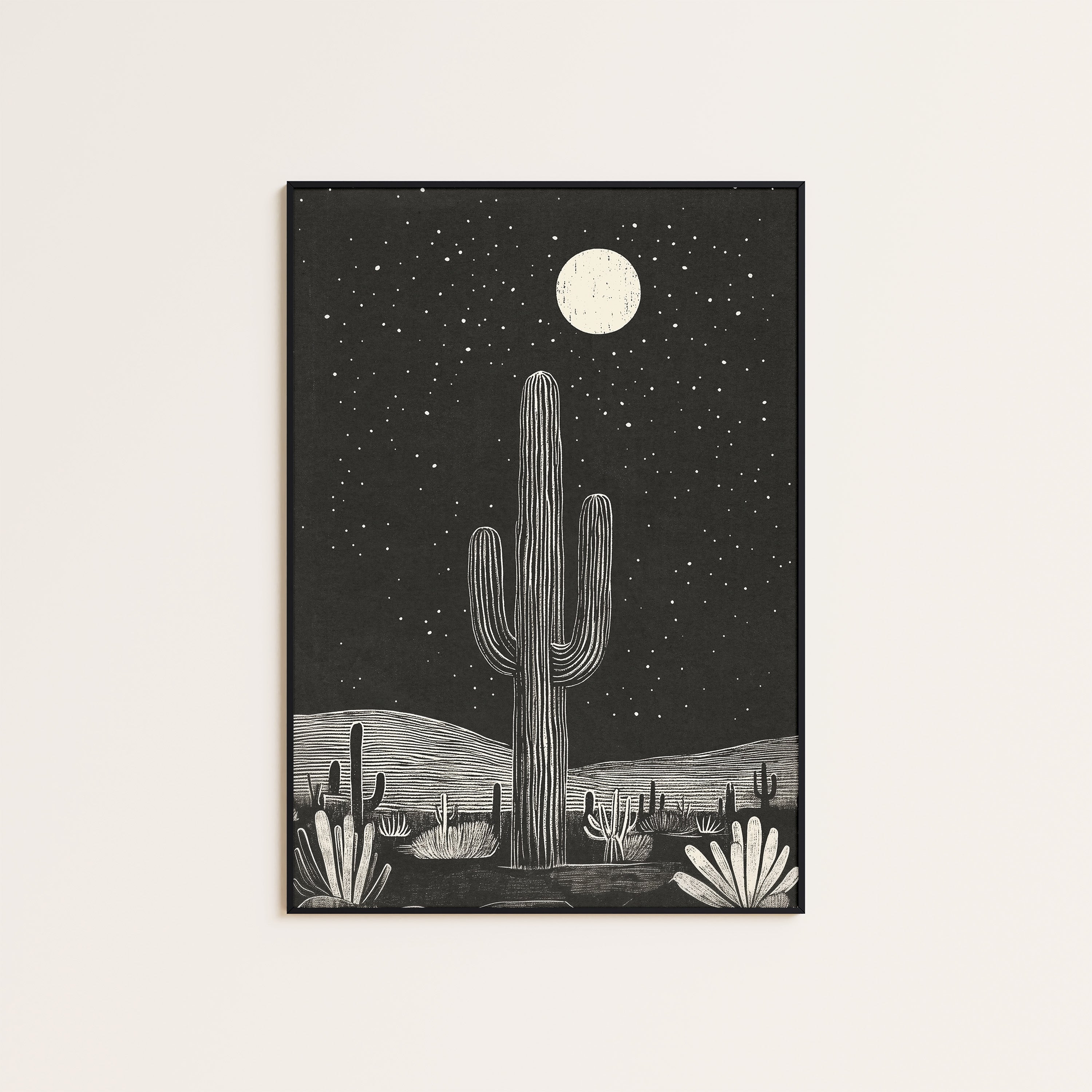 Tumbleweed & Kot — Cowgirl Back Print – unframed poster