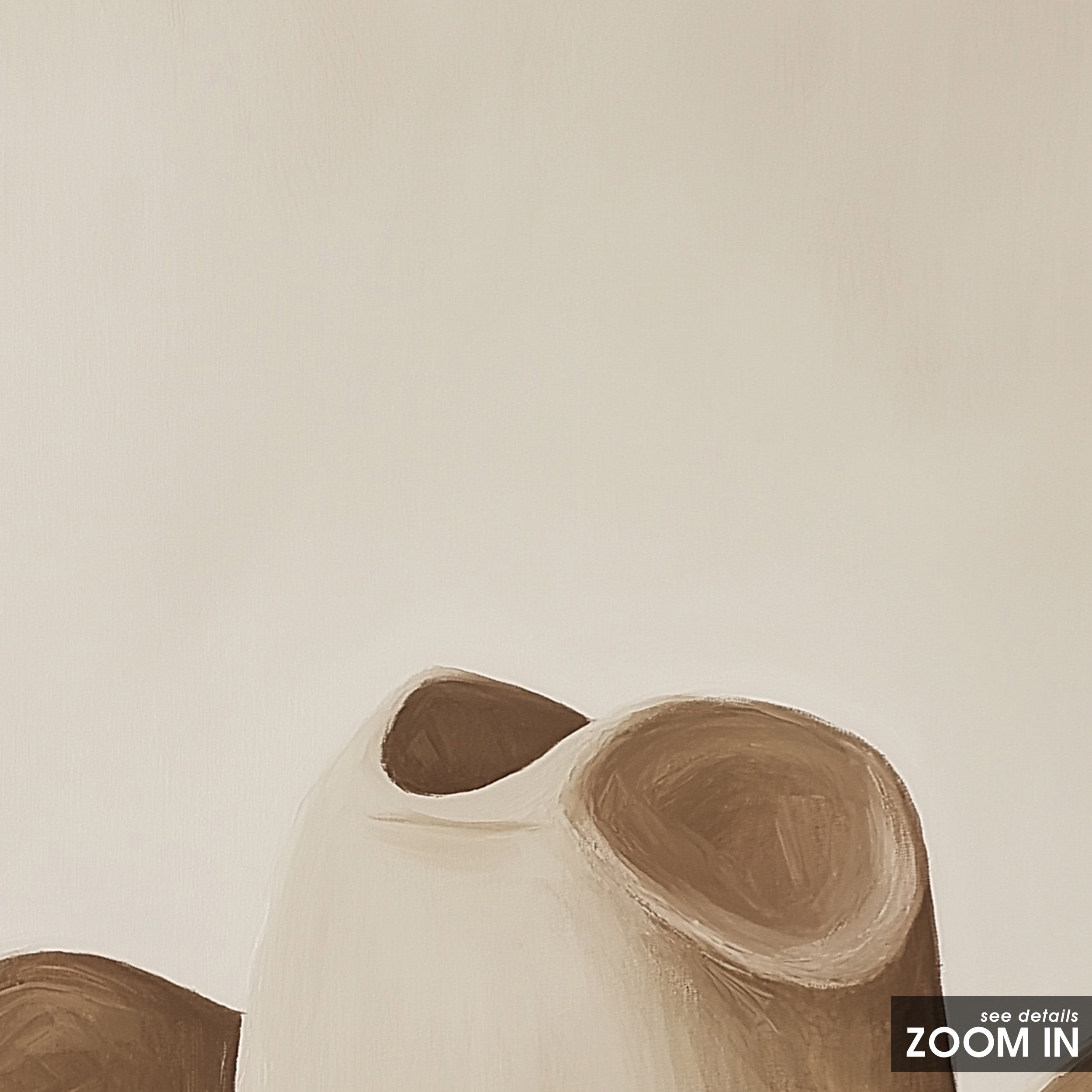 The Hat — Minimal Still Life Print – in room setting