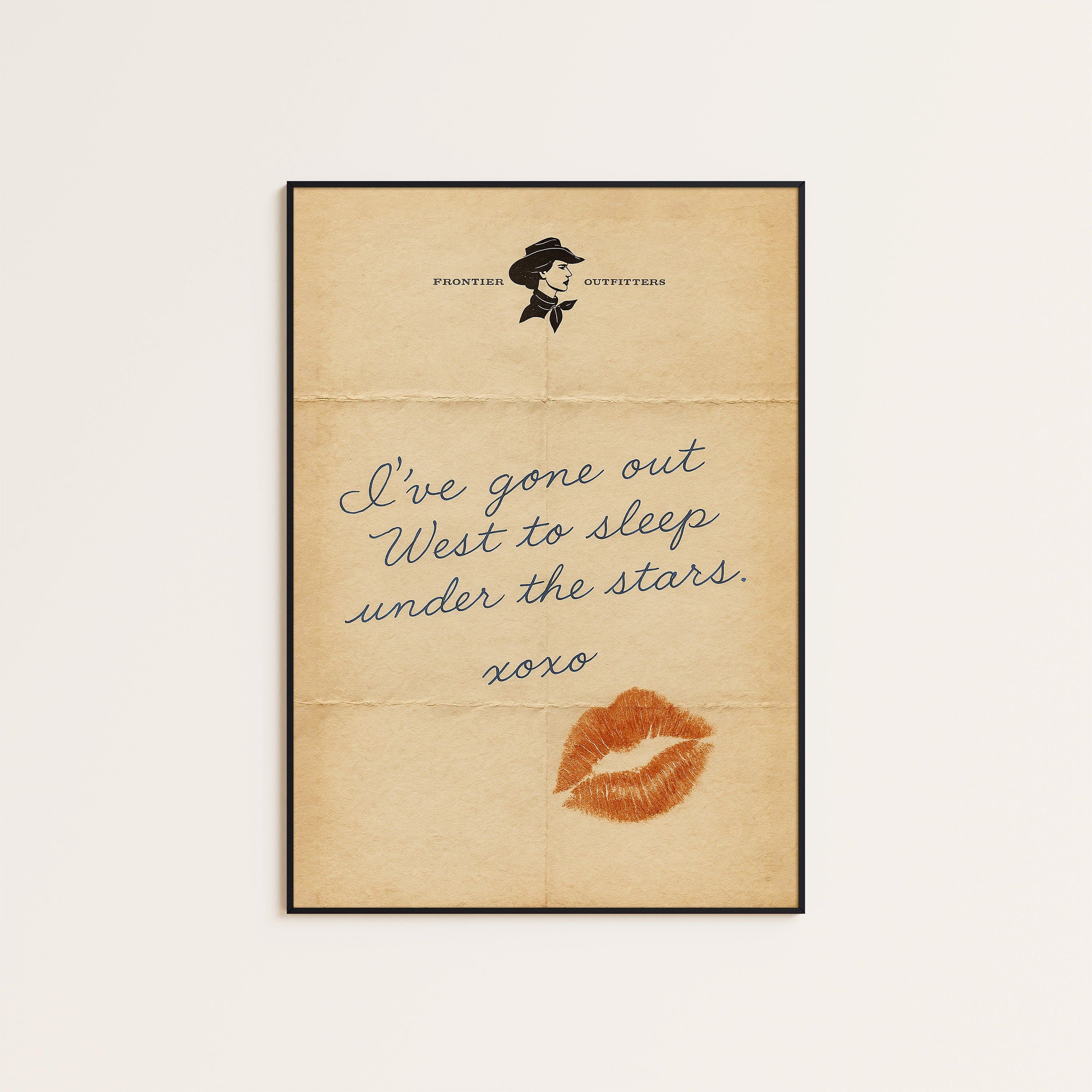 Under the Stars — Kiss Print – unframed poster