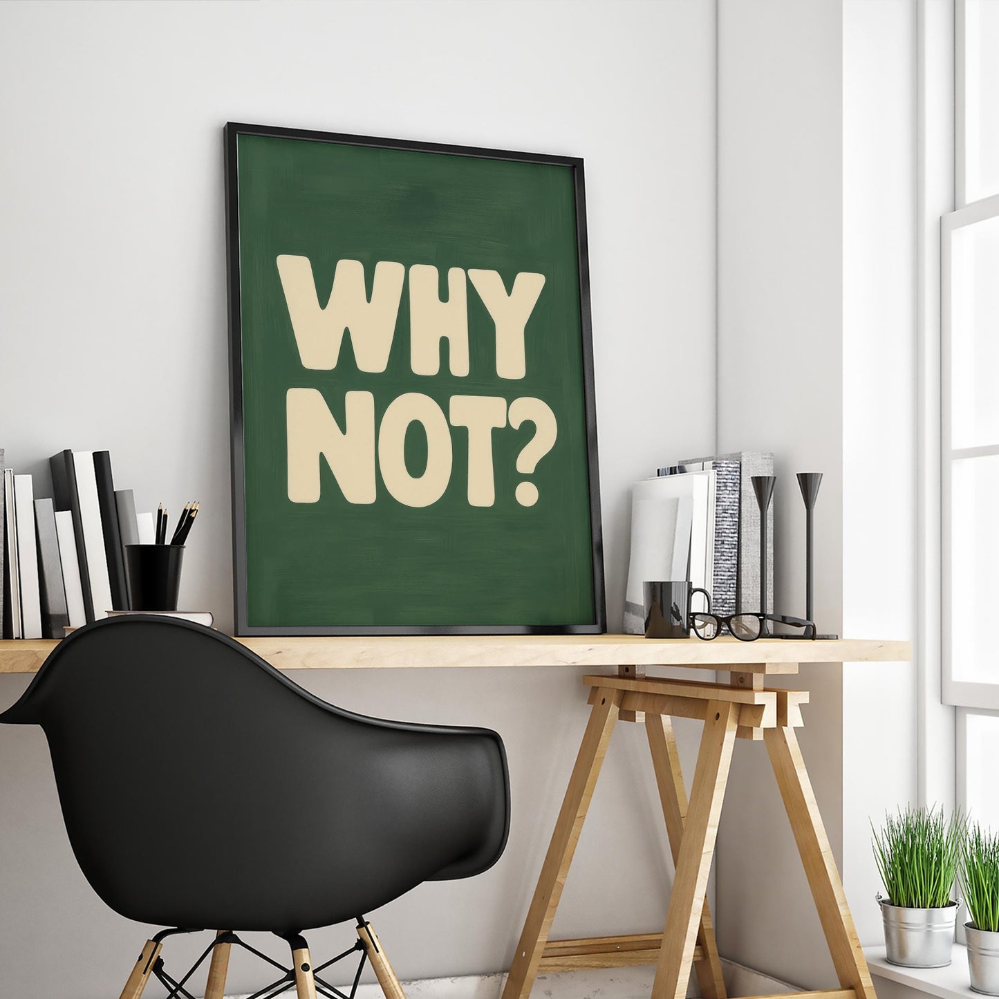 Retro Typography Poster – Bold Wall Art With Stylish Modern Retro Decor