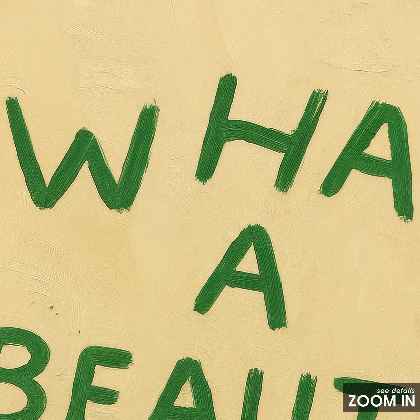 Minimalist Typography Art – Bold Typography Wall Art Print on Beige Background