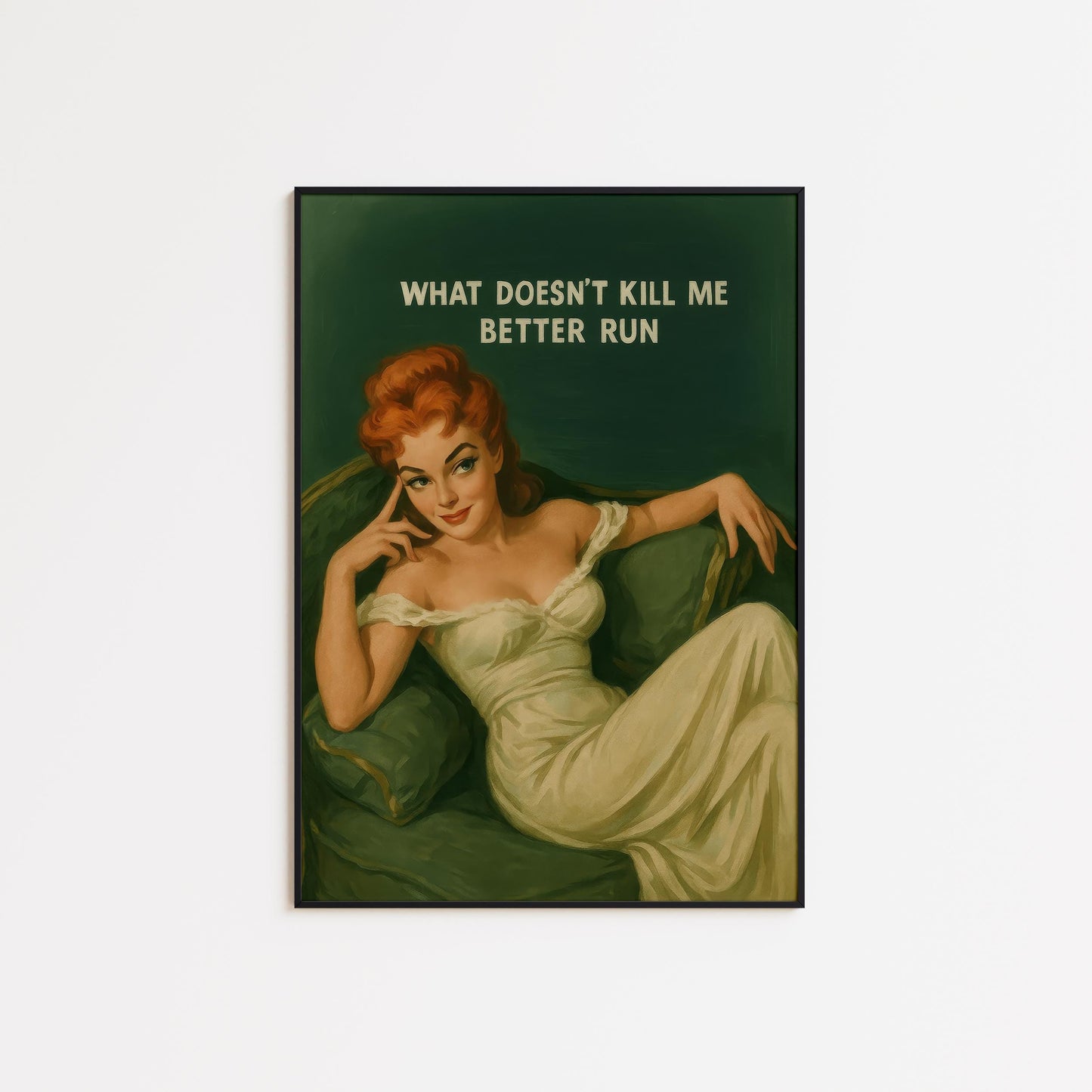 Retro Feminist Poster – Vintage Style Wall Art With Bold Empowerment Statement