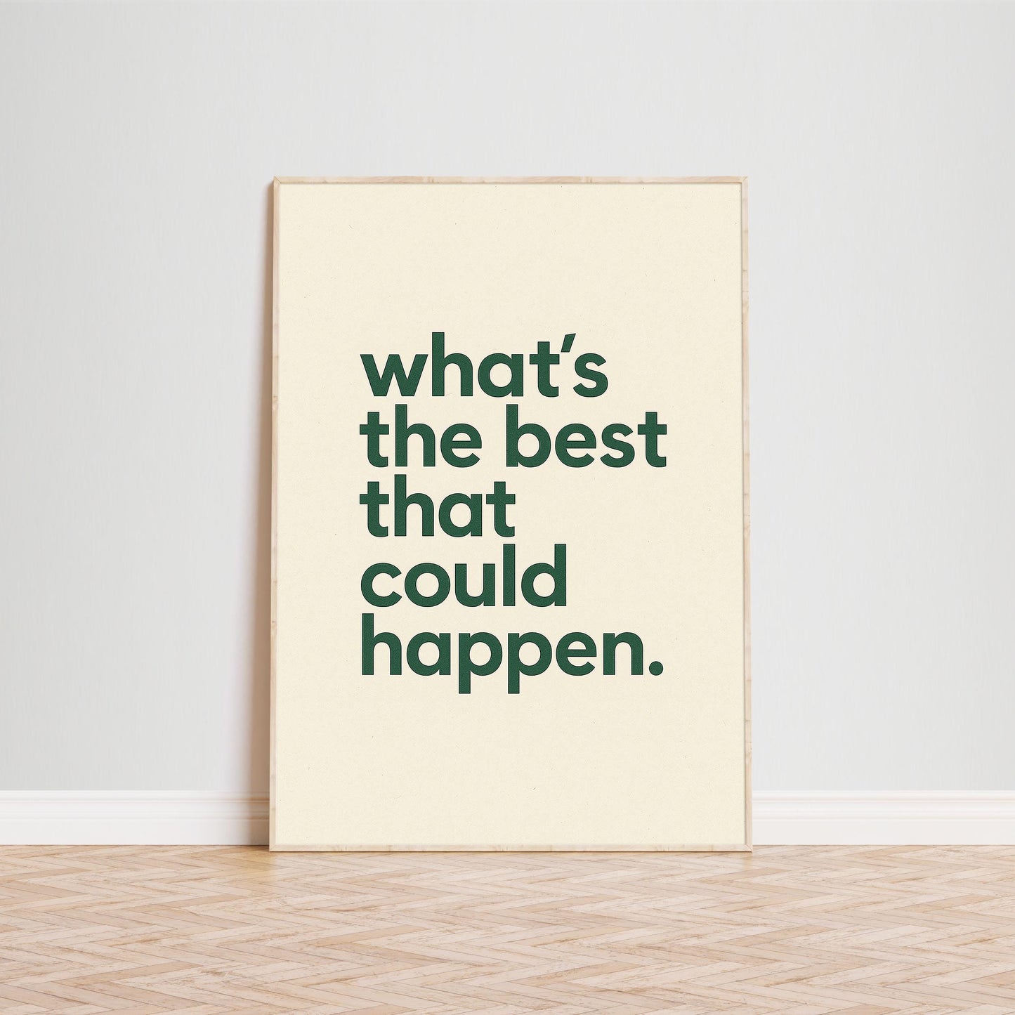 Motivational Quote Poster – Minimalist Print, Home Office Decor
