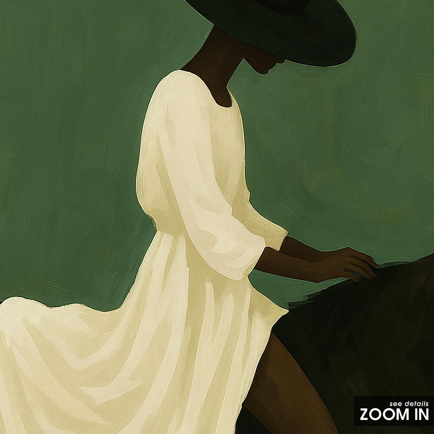 Minimal Western Art Print – Elegant Feminine Silhouette Horse Poster | Rustic Chic Decor