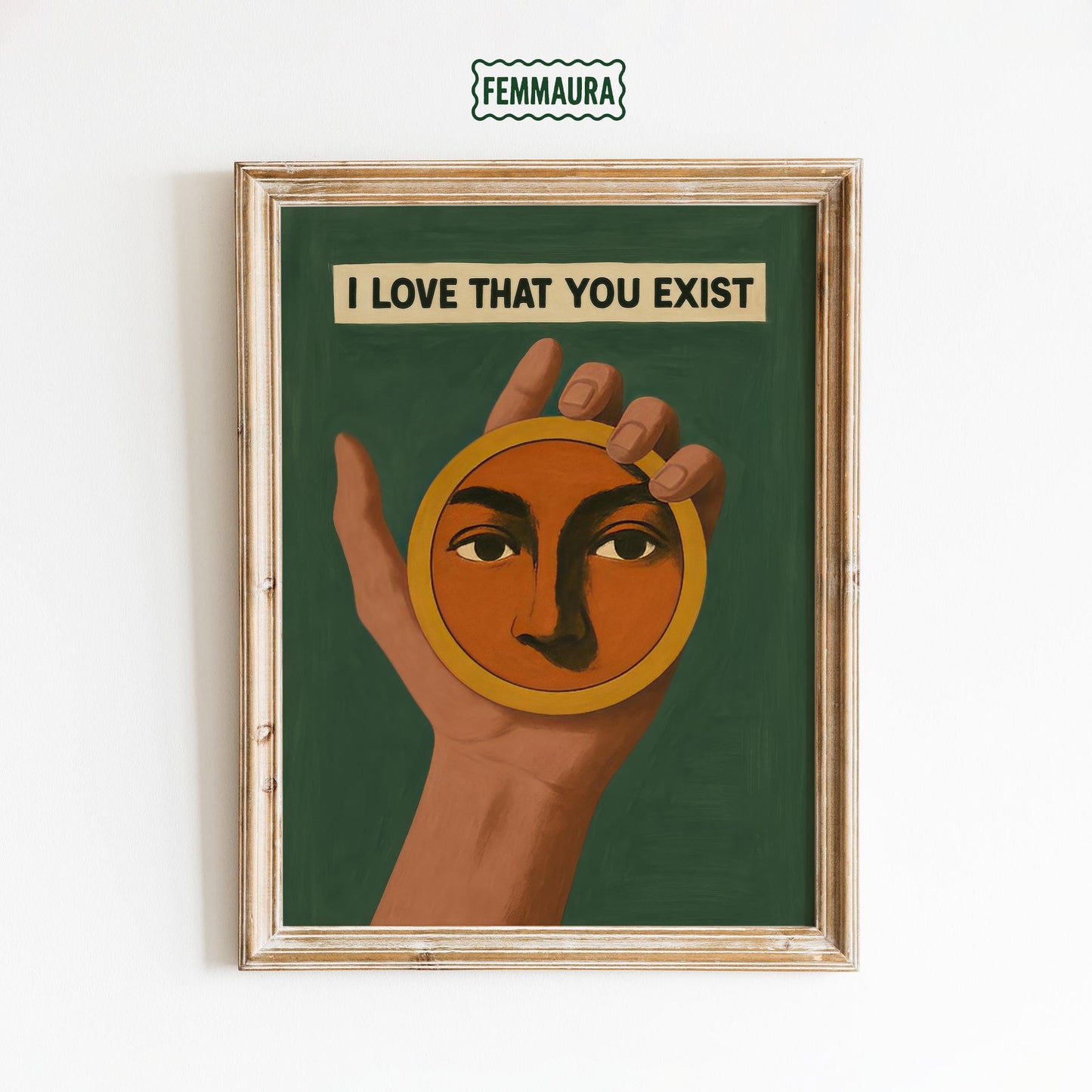 Inspirational Surreal Poster – Unique Surreal Wall Art With Positive Message Decor