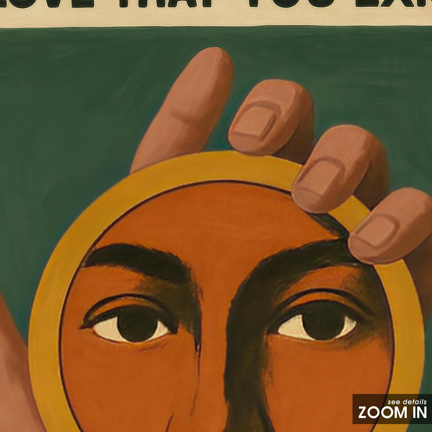 Inspirational Surreal Poster – Unique Surreal Wall Art With Positive Message Decor